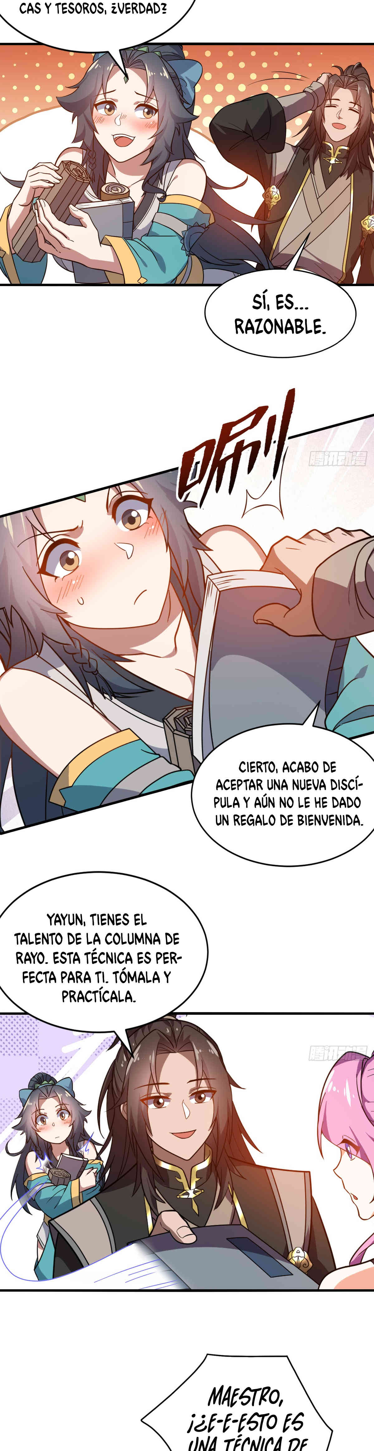 Me Vuelvo más Fuerte con solo Acostarme, Mientras mis Discípulas Cultivan Capitulo 6: Regalo de Bienvenida página 15