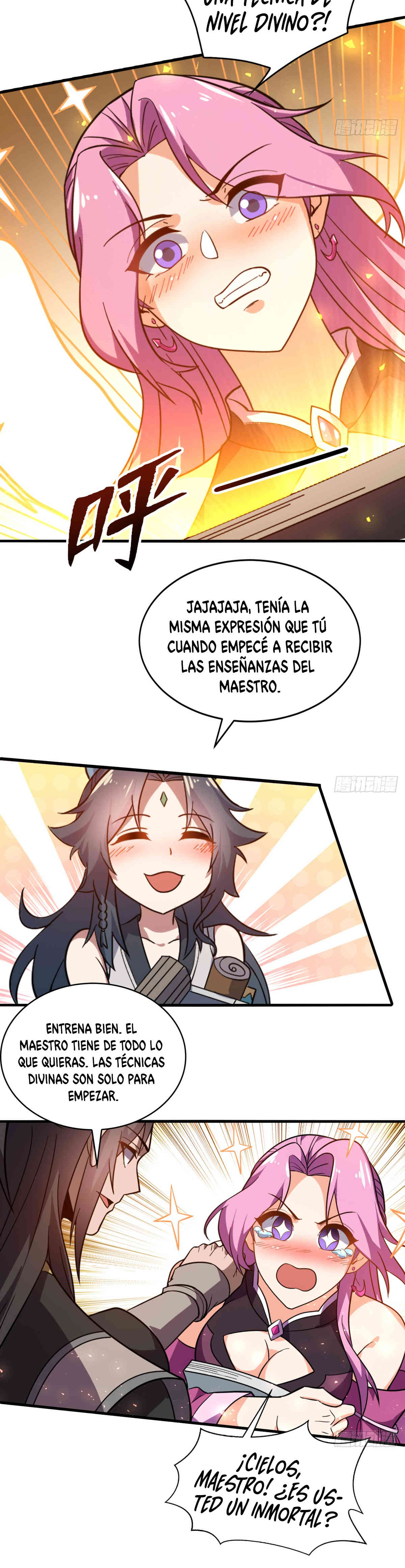 Me Vuelvo más Fuerte con solo Acostarme, Mientras mis Discípulas Cultivan Capitulo 6: Regalo de Bienvenida página 16