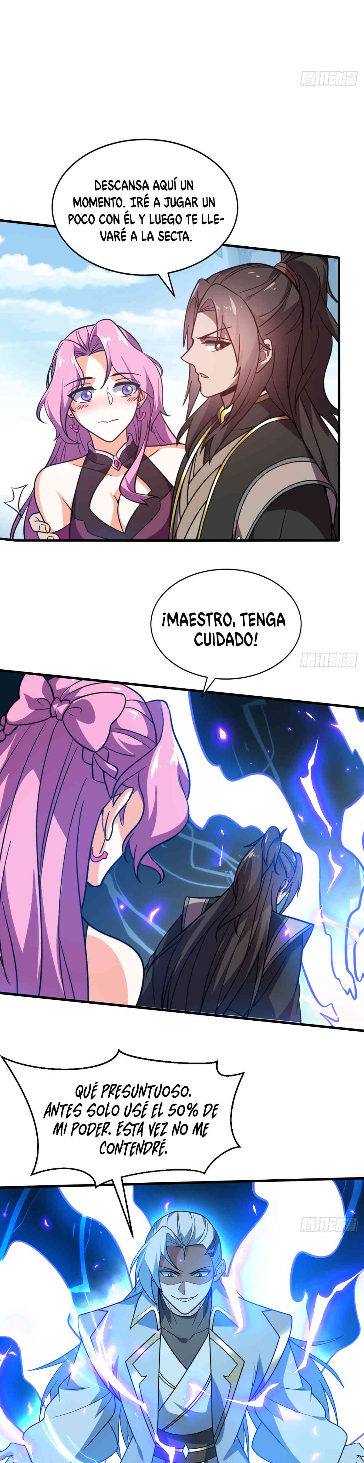 Me Vuelvo más Fuerte con solo Acostarme, Mientras mis Discípulas Cultivan Capitulo 6: Regalo de Bienvenida página 8