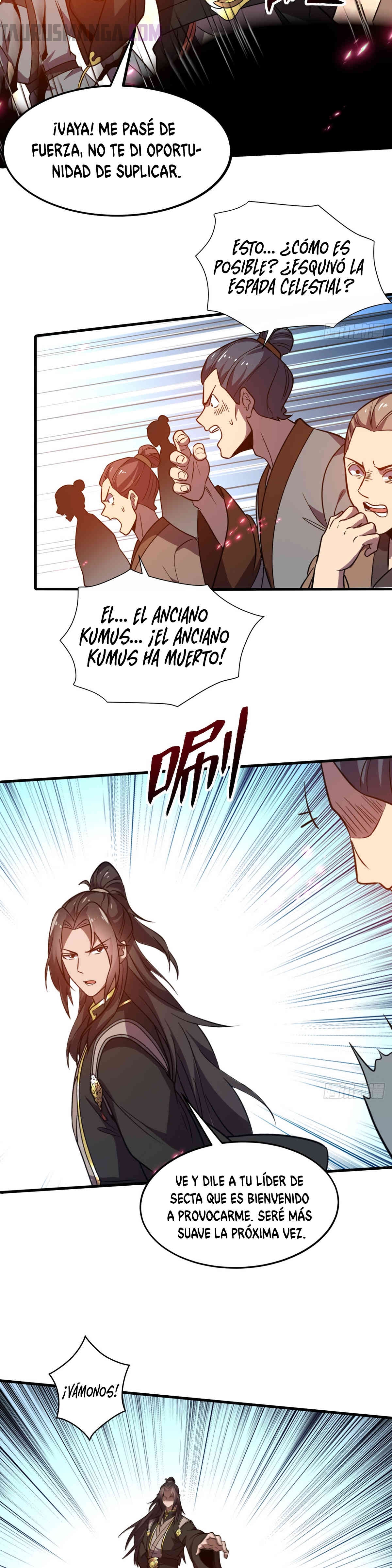 Me Vuelvo más Fuerte con solo Acostarme, Mientras mis Discípulas Cultivan Capitulo 9: ¿Nivel celestial? ¡Nivel divino! página 7