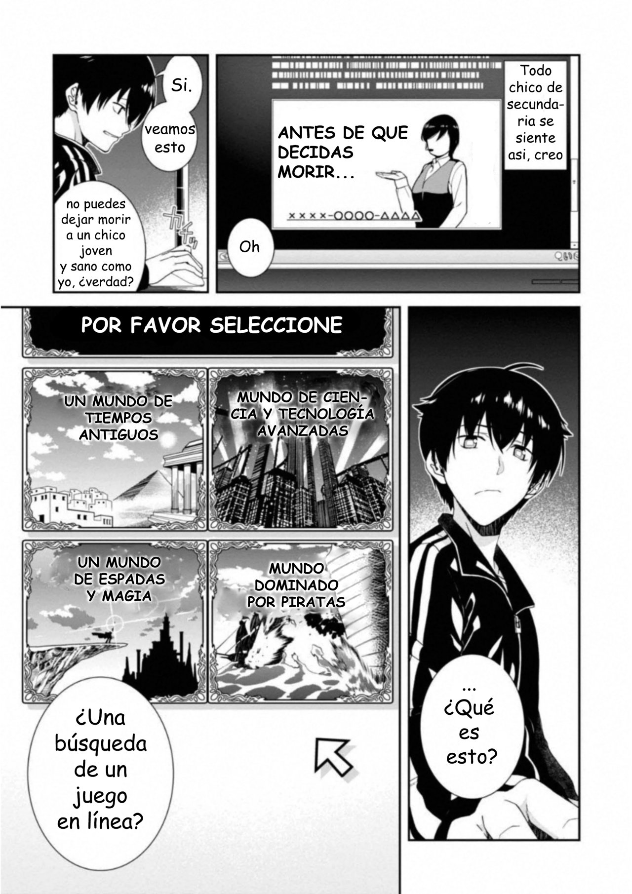Isekai Meikyuu de Dorei Harem wo Capitulo 0: Prólogo página 4