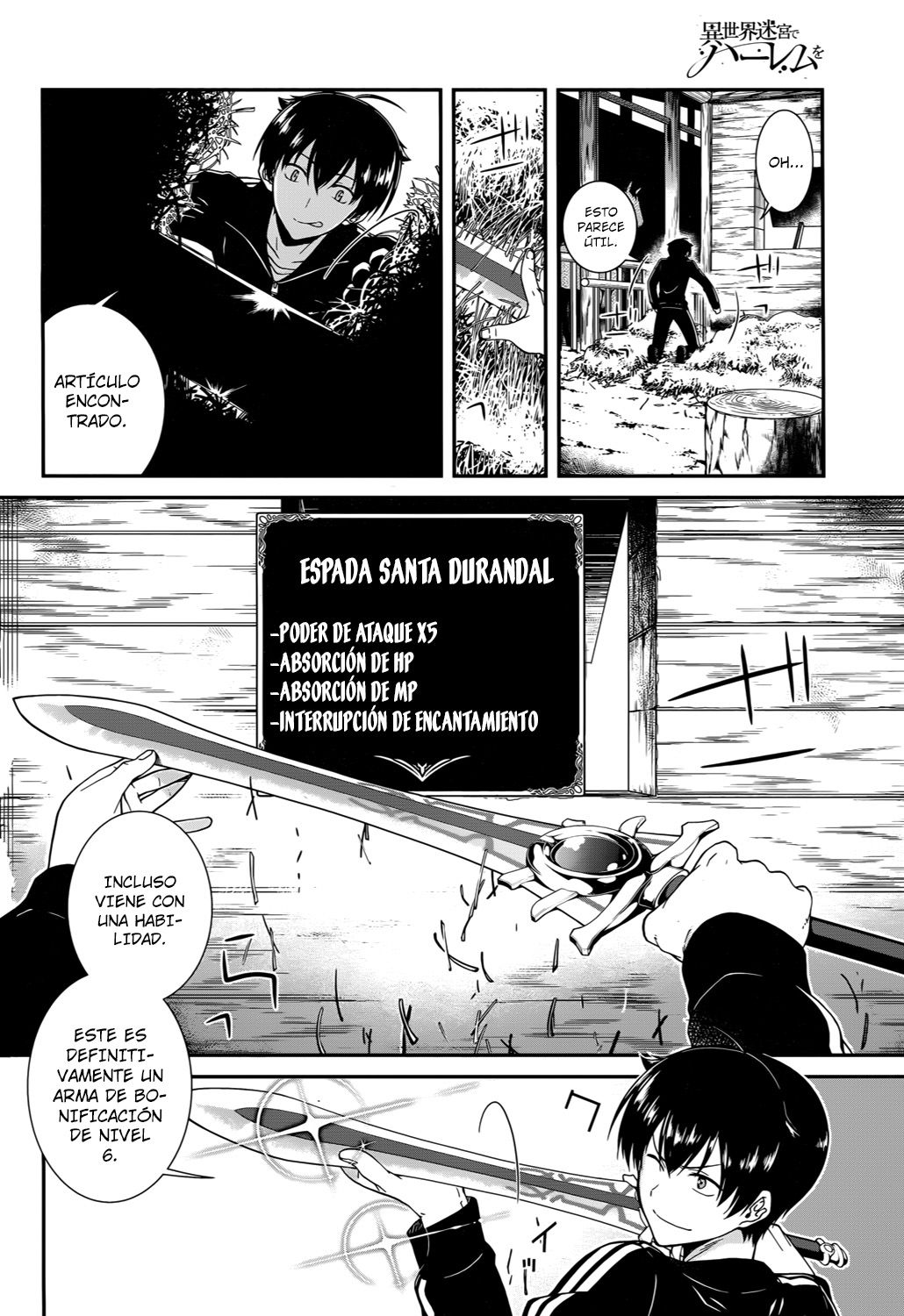 Isekai Meikyuu de Dorei Harem wo Capitulo 1 página 11