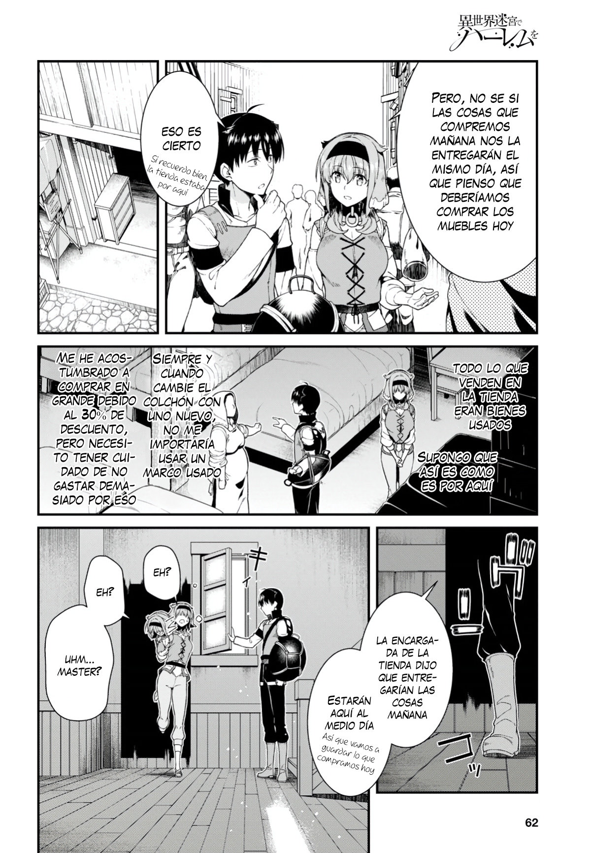 Isekai Meikyuu de Dorei Harem wo Capitulo 11.3 página 6