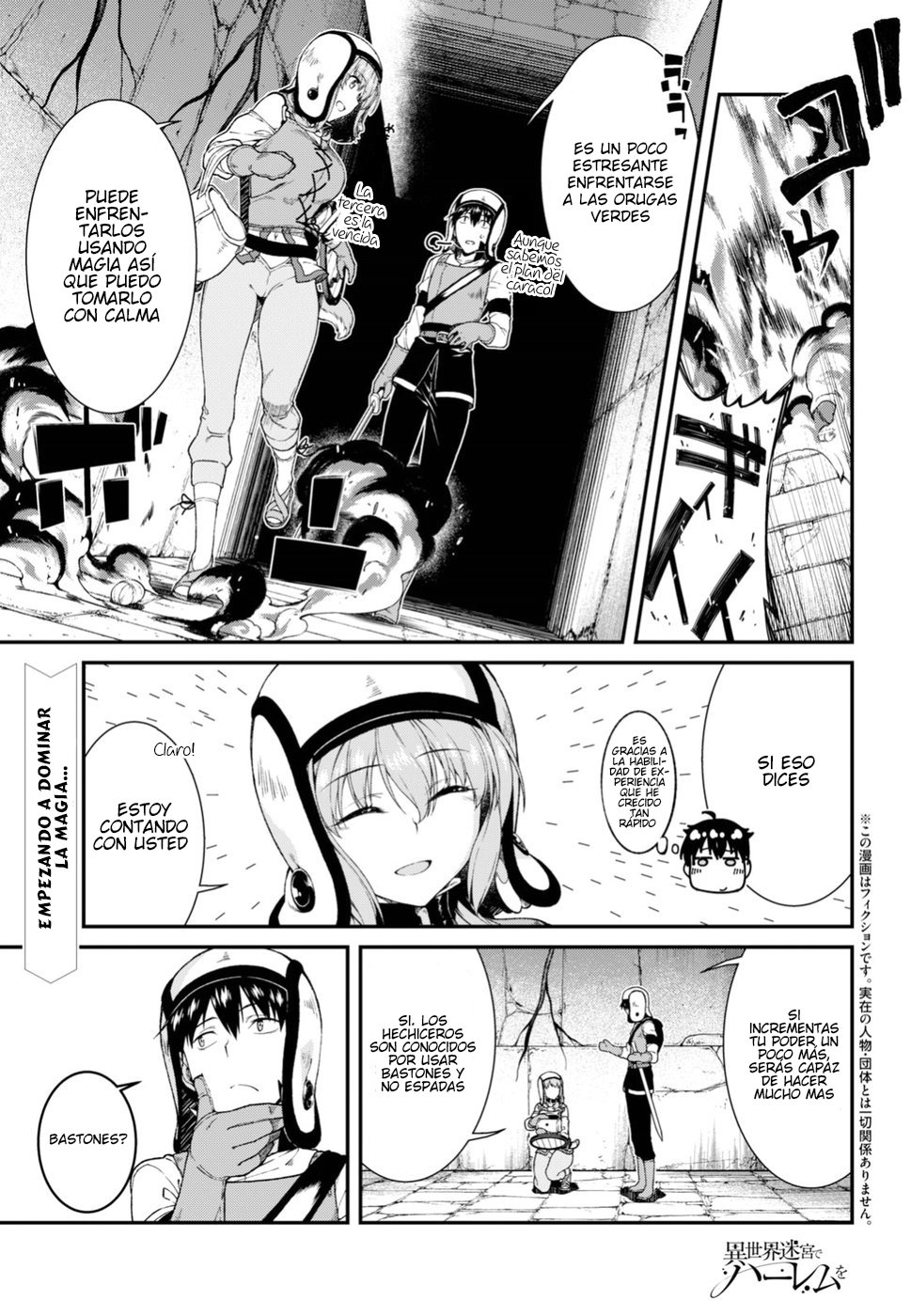 Isekai Meikyuu de Dorei Harem wo Capitulo 11 página 2