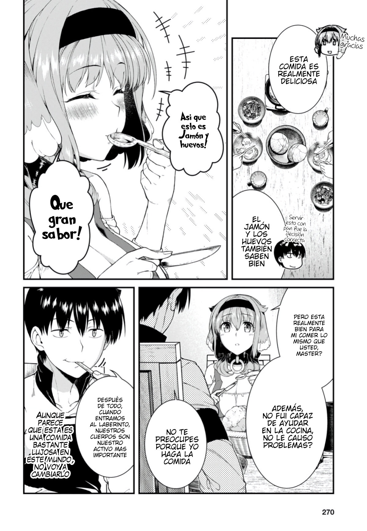 Isekai Meikyuu de Dorei Harem wo Capitulo 12.2 página 23