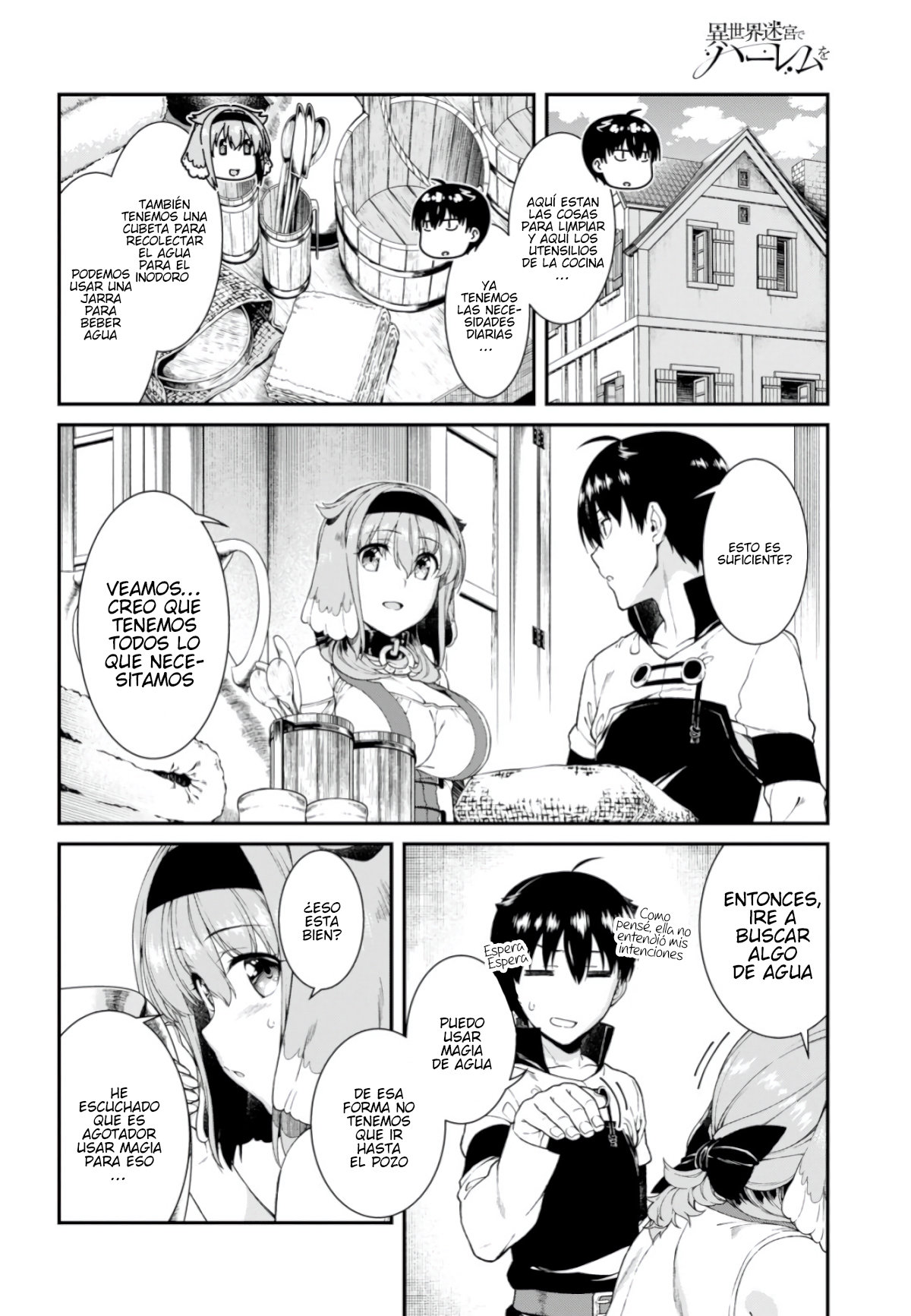 Isekai Meikyuu de Dorei Harem wo Capitulo 12 página 14