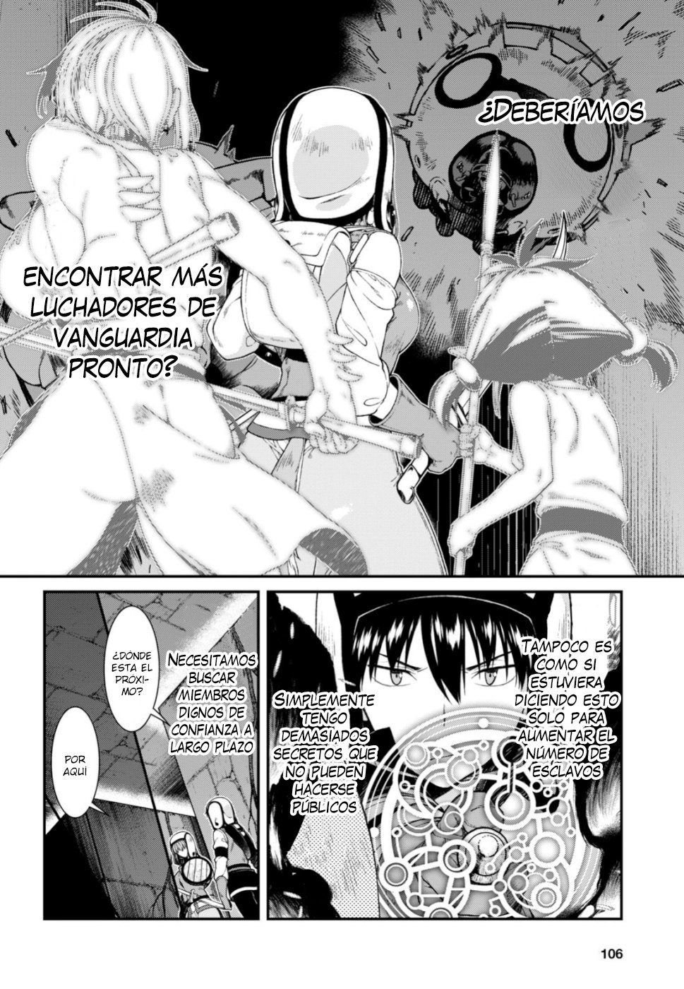 Isekai Meikyuu de Dorei Harem wo Capitulo 13 página 21