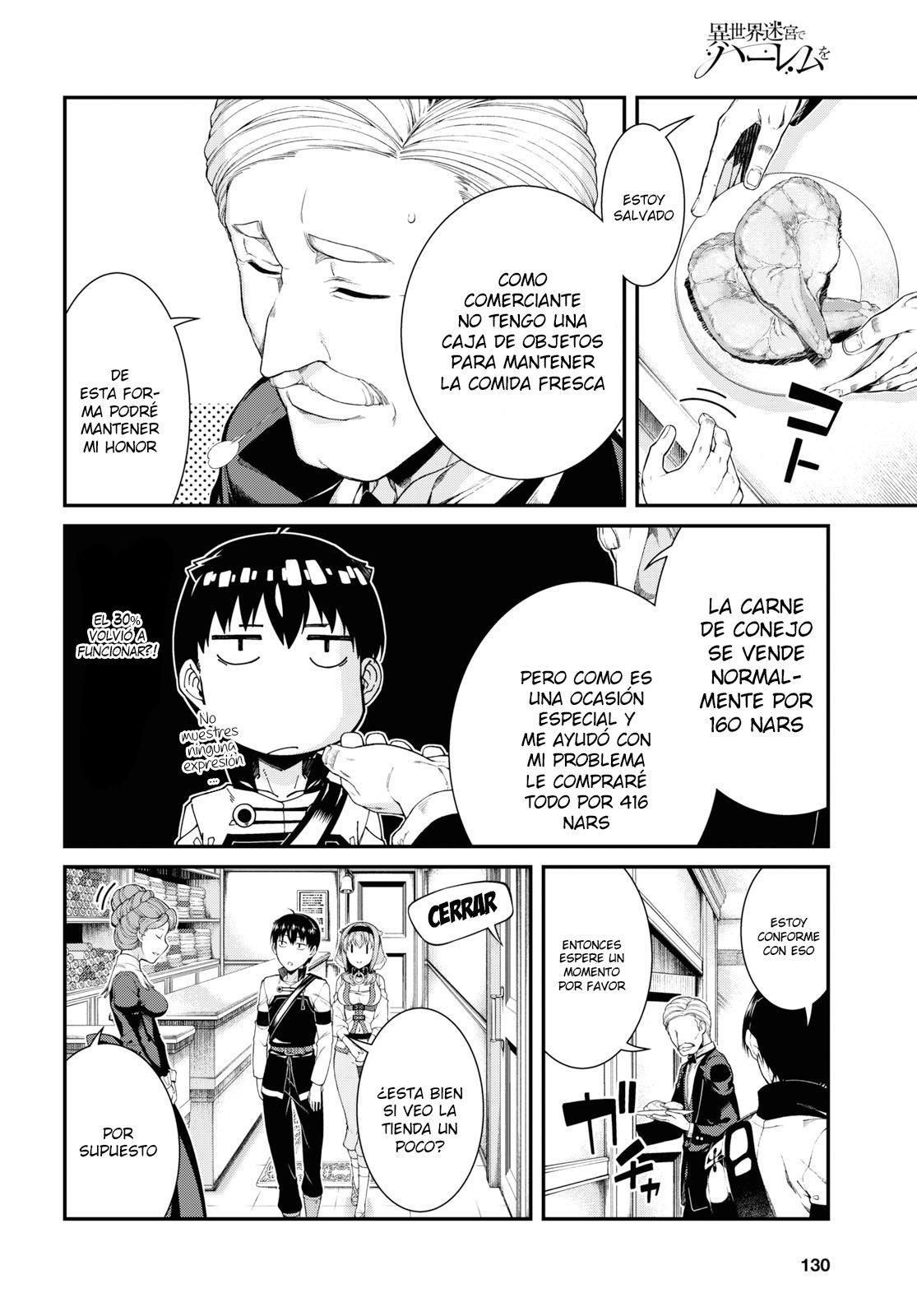 Isekai Meikyuu de Dorei Harem wo Capitulo 15.2 página 17