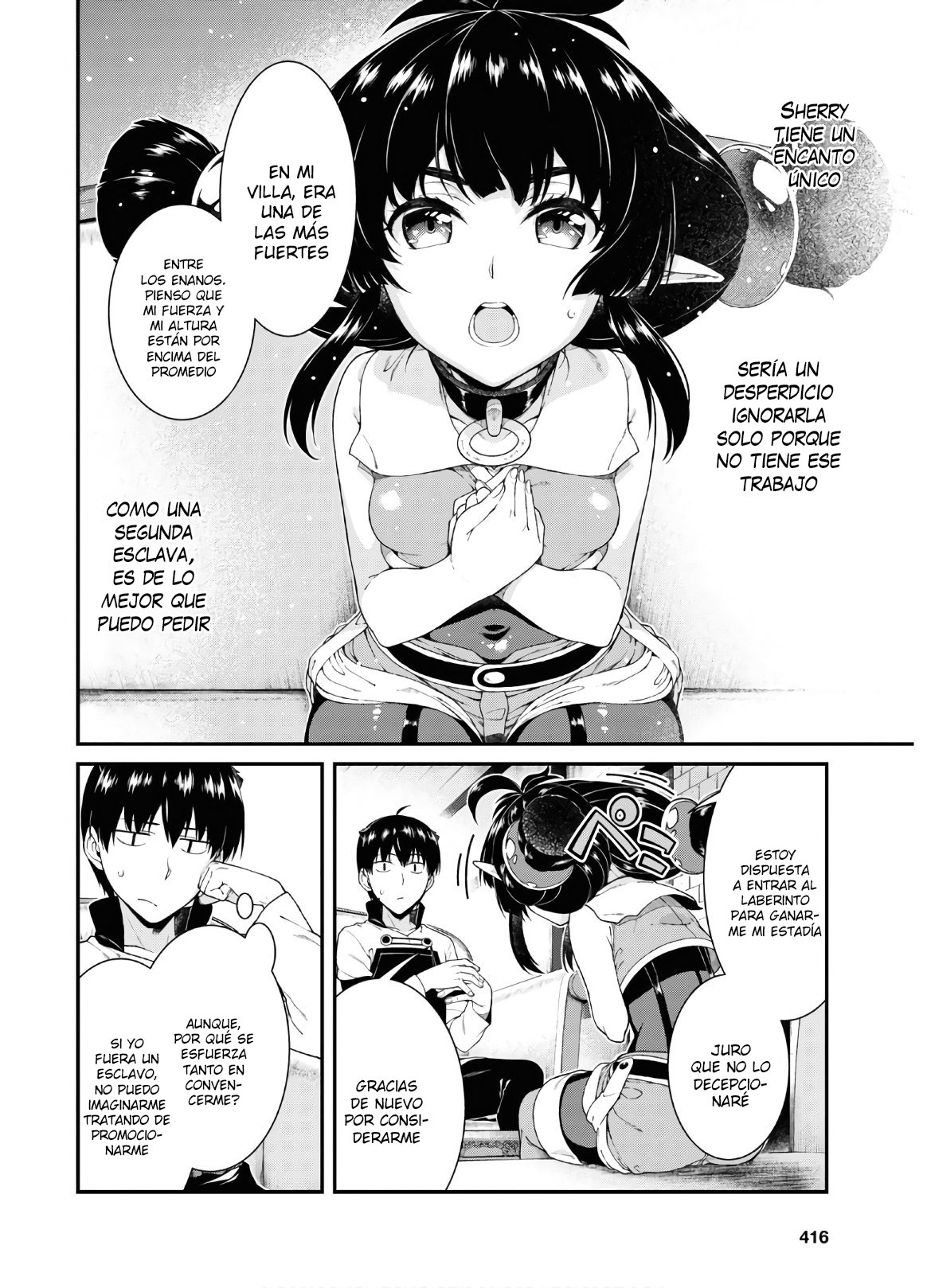Isekai Meikyuu de Dorei Harem wo Capitulo 16.2 página 12