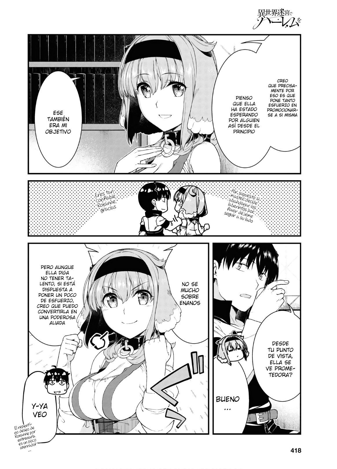 Isekai Meikyuu de Dorei Harem wo Capitulo 16.2 página 14