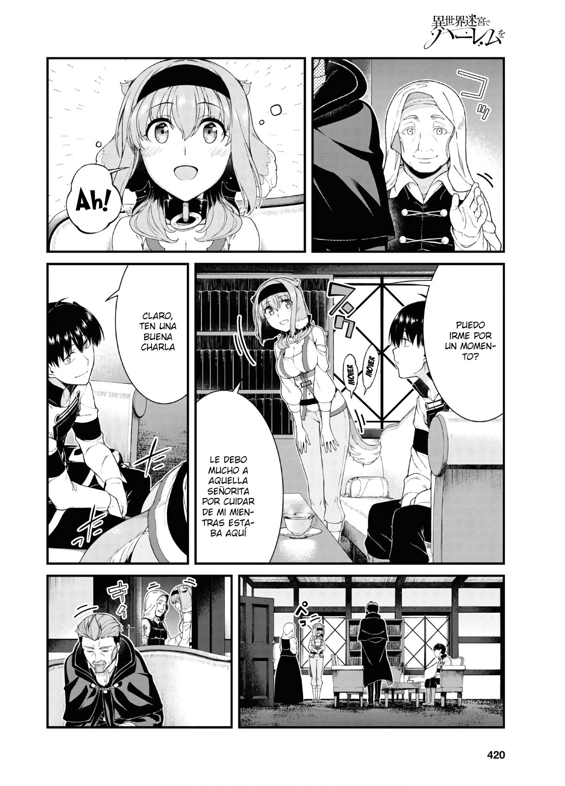 Isekai Meikyuu de Dorei Harem wo Capitulo 16.2 página 16
