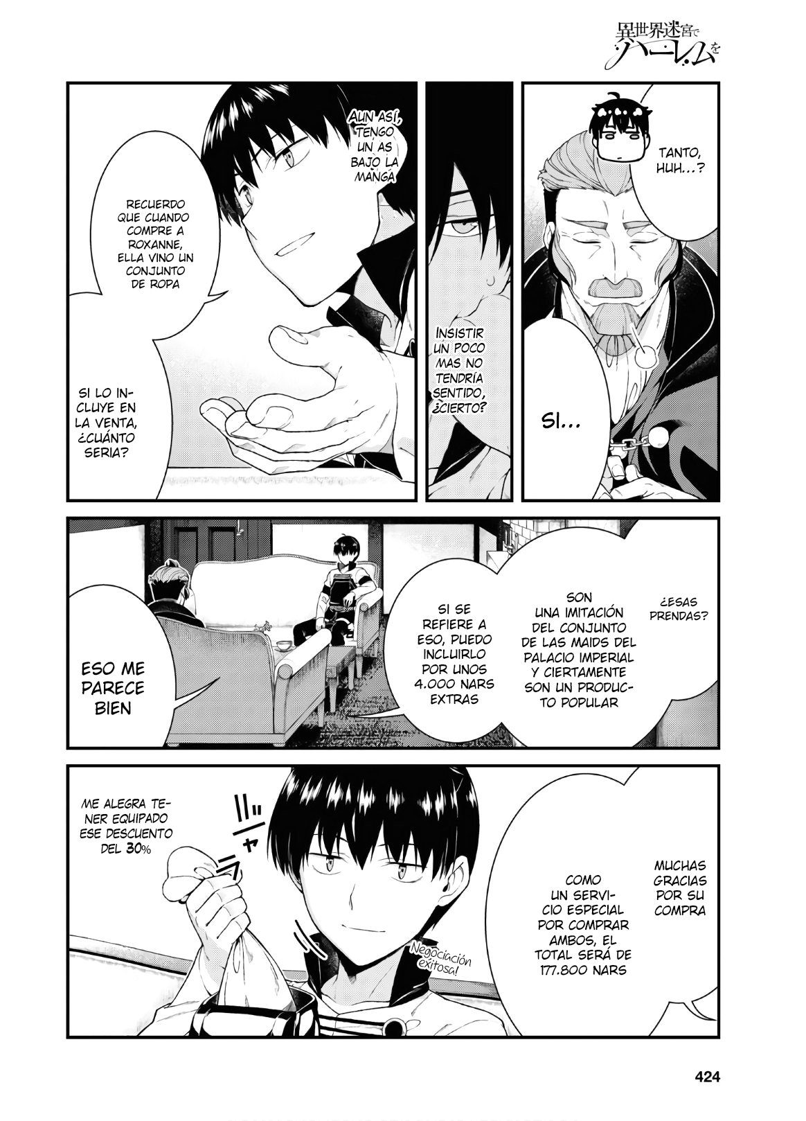 Isekai Meikyuu de Dorei Harem wo Capitulo 16.2 página 20