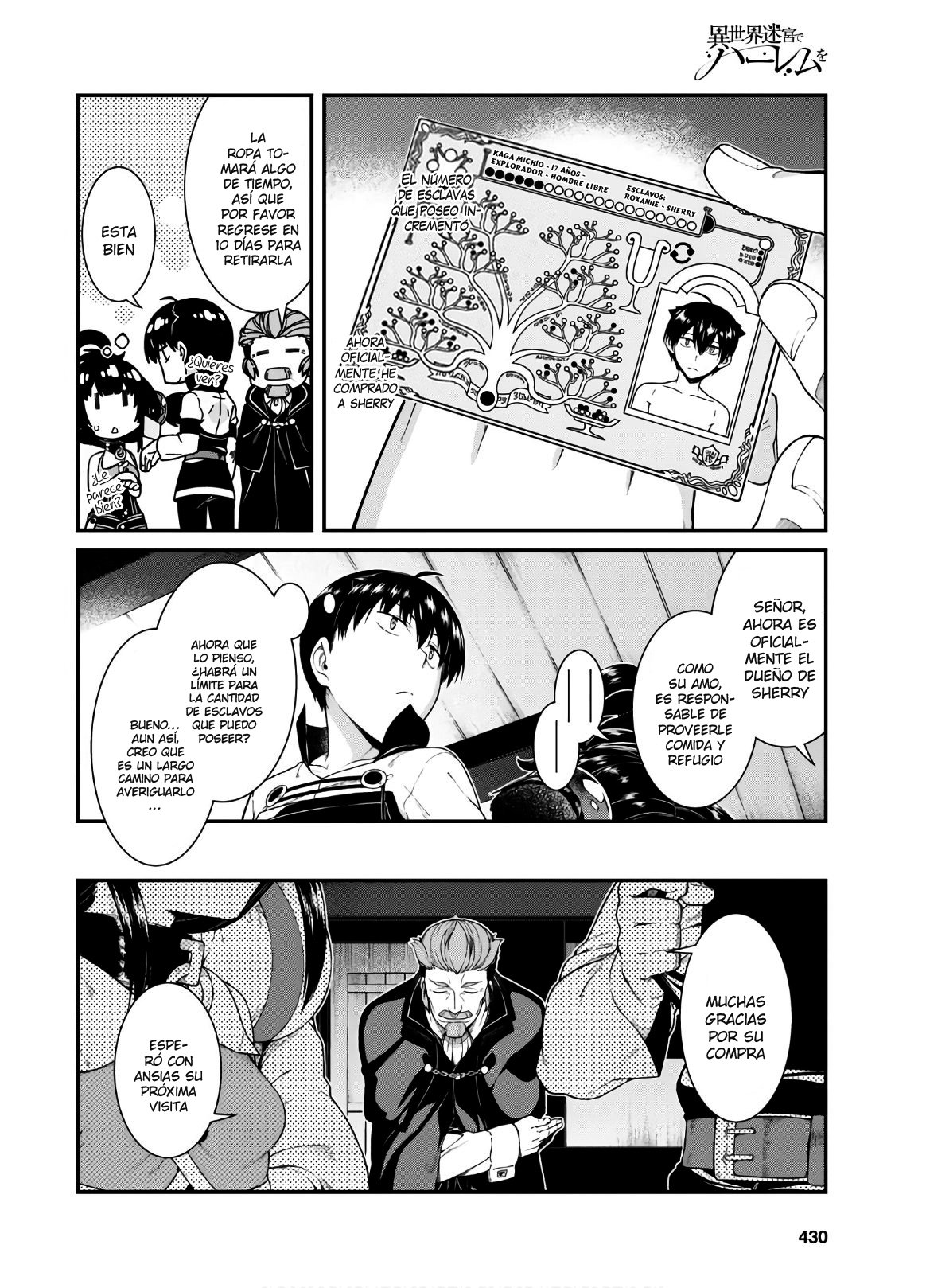 Isekai Meikyuu de Dorei Harem wo Capitulo 16.2 página 26