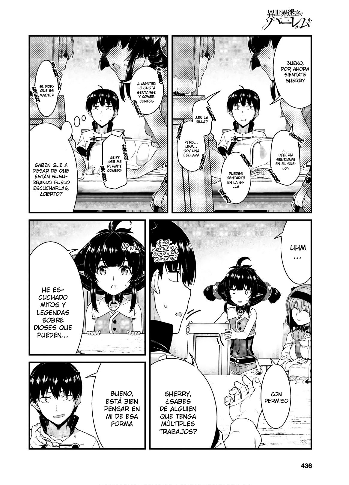 Isekai Meikyuu de Dorei Harem wo Capitulo 16.2 página 32