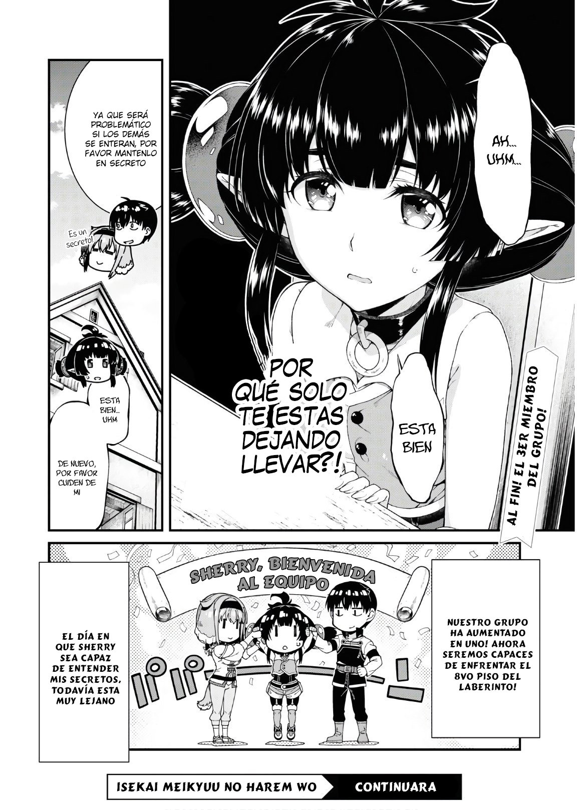 Isekai Meikyuu de Dorei Harem wo Capitulo 16.2 página 36