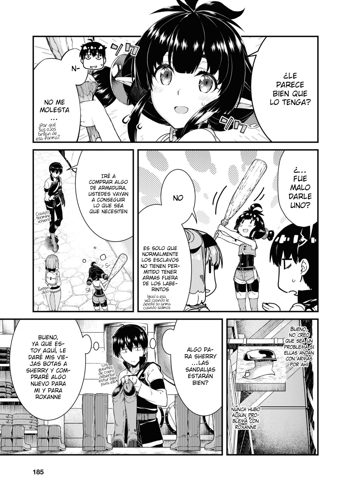Isekai Meikyuu de Dorei Harem wo Capitulo 16.3 página 6