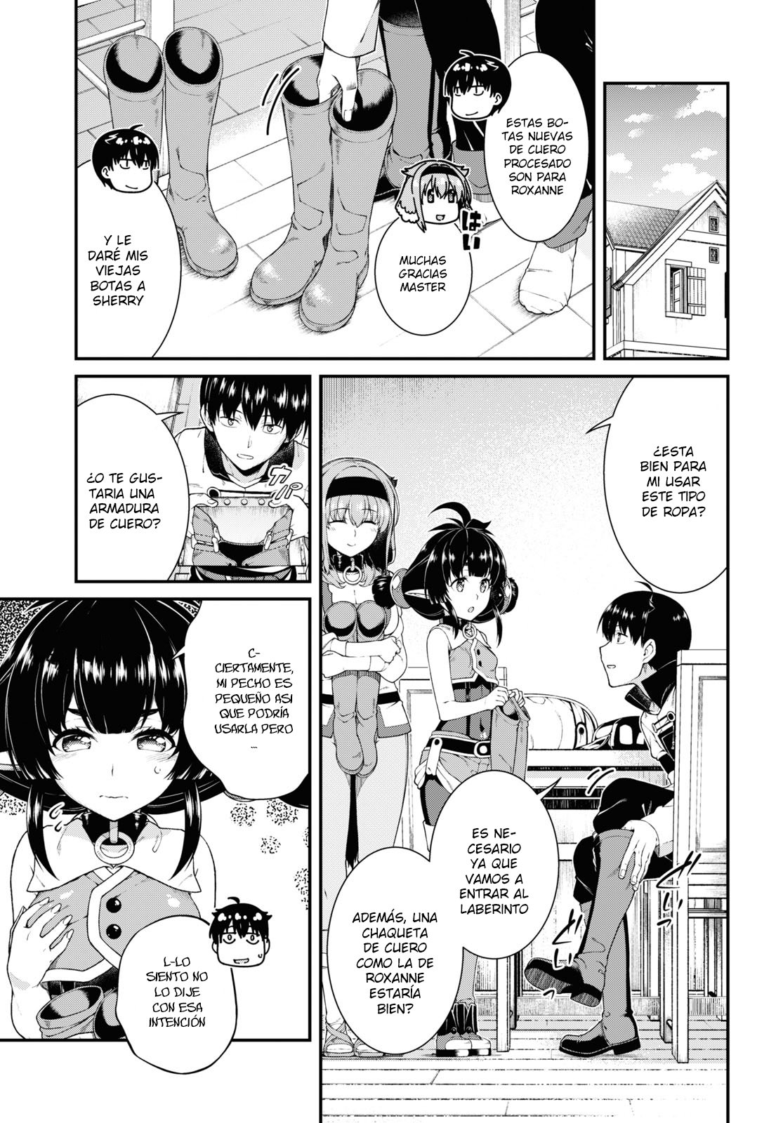 Isekai Meikyuu de Dorei Harem wo Capitulo 16.3 página 8