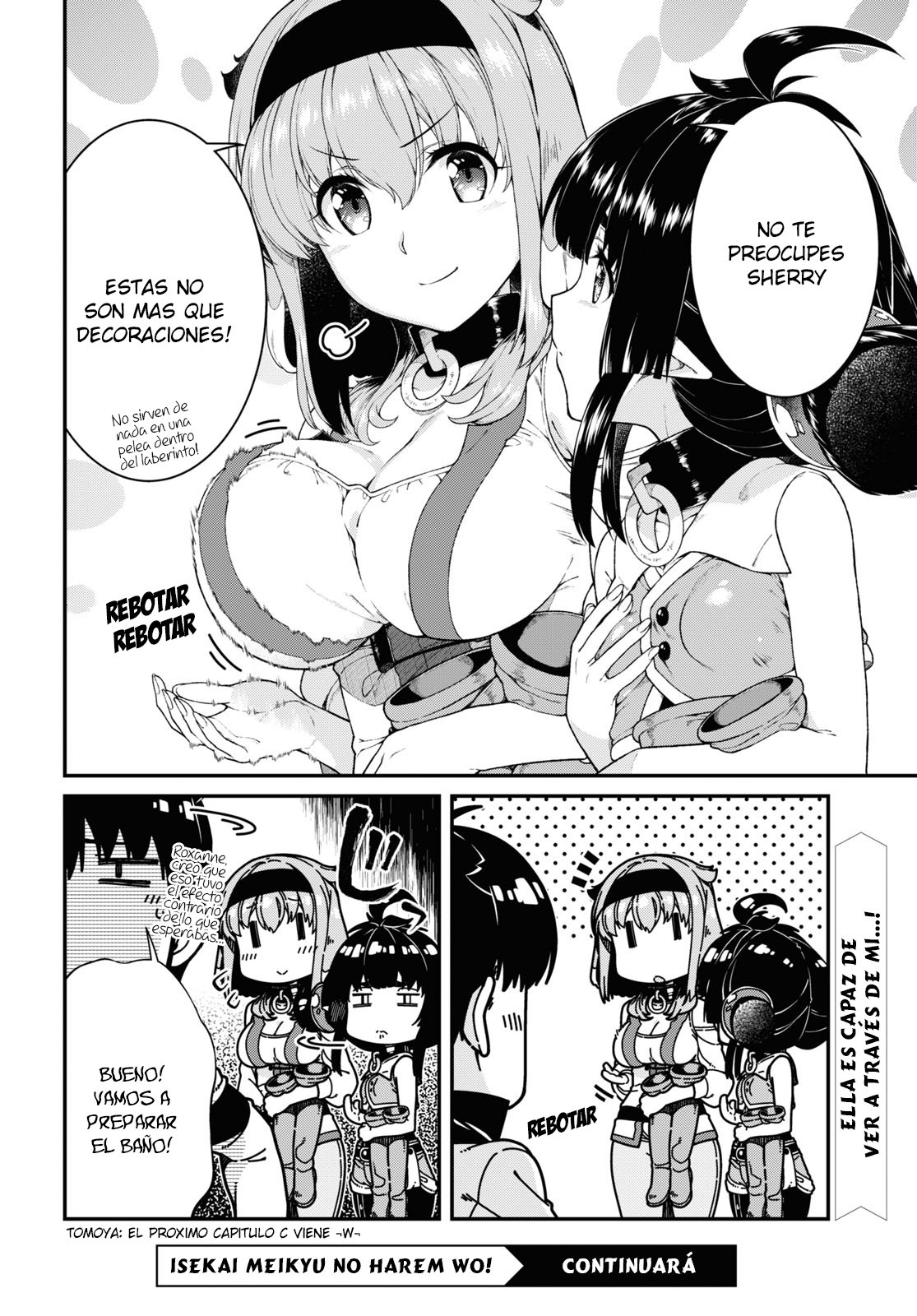 Isekai Meikyuu de Dorei Harem wo Capitulo 16.3 página 9