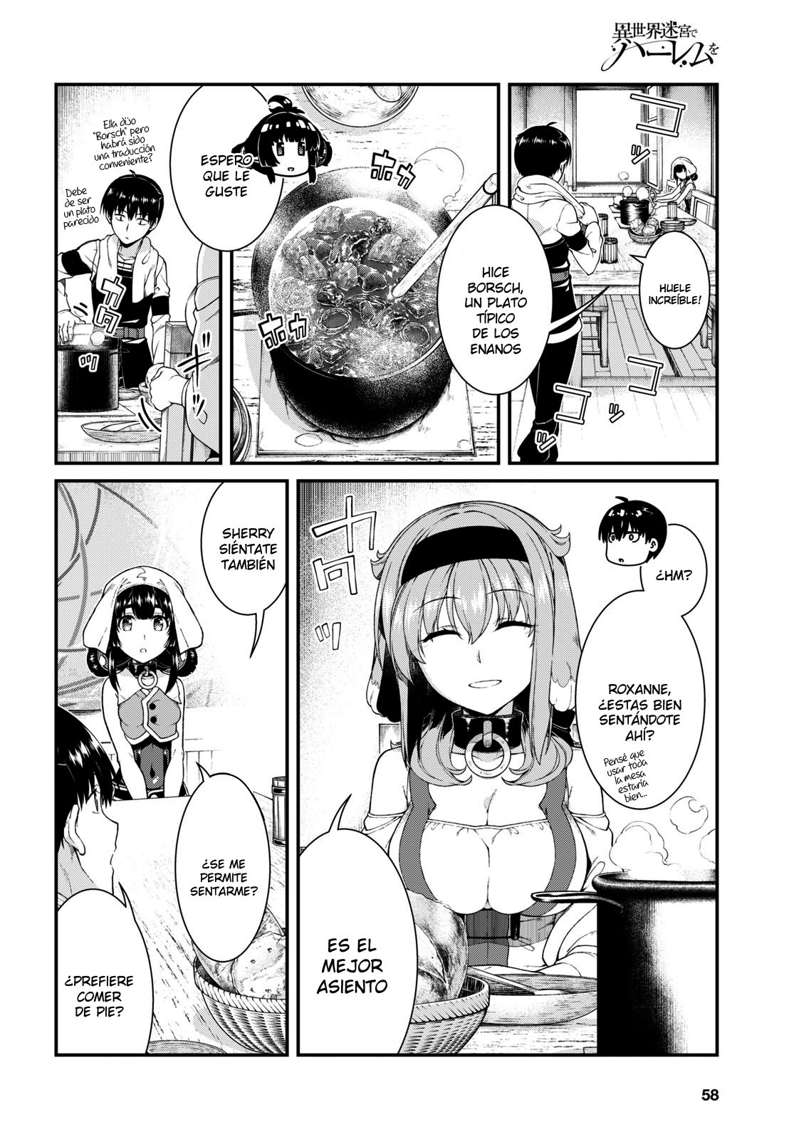 Isekai Meikyuu de Dorei Harem wo Capitulo 17.2 página 13