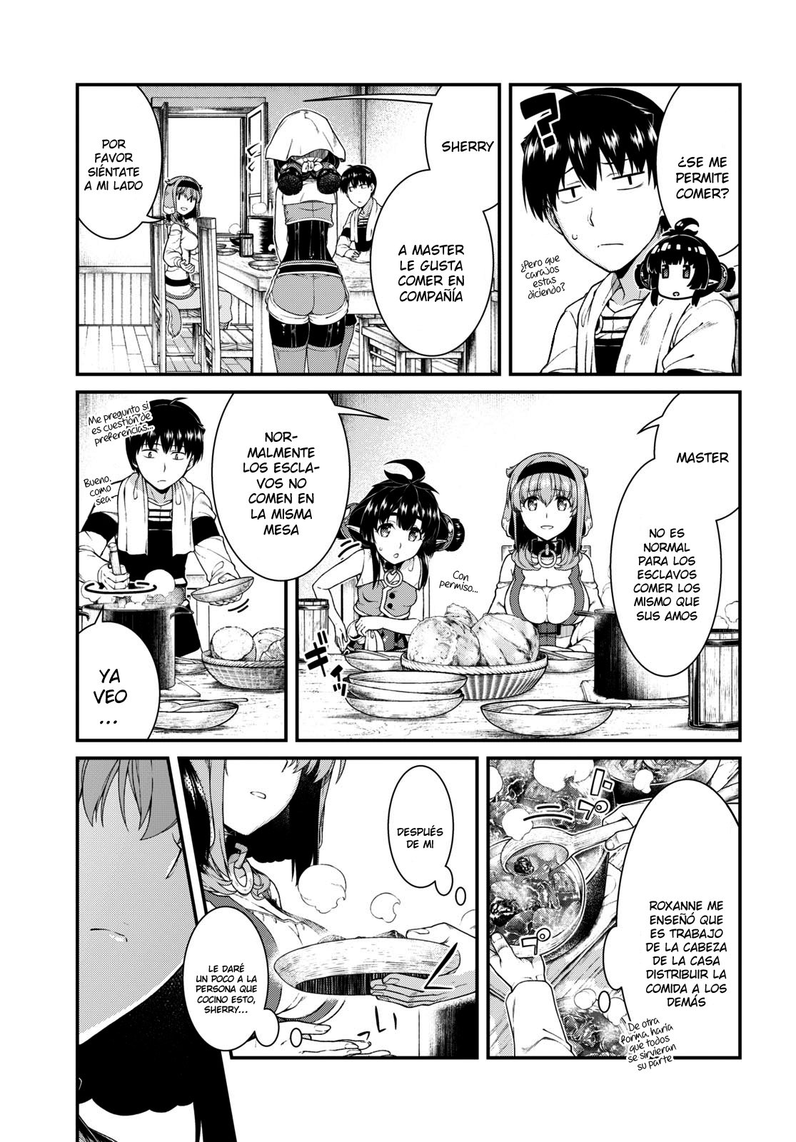 Isekai Meikyuu de Dorei Harem wo Capitulo 17.2 página 14