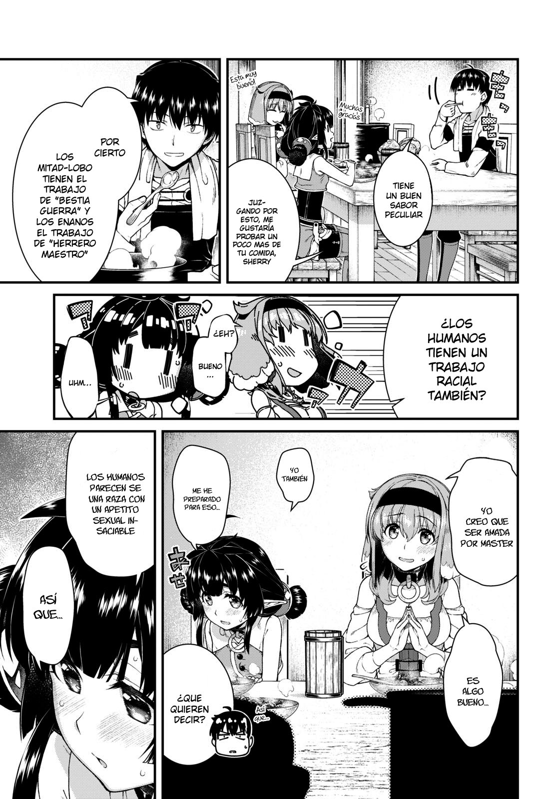 Isekai Meikyuu de Dorei Harem wo Capitulo 17.2 página 16