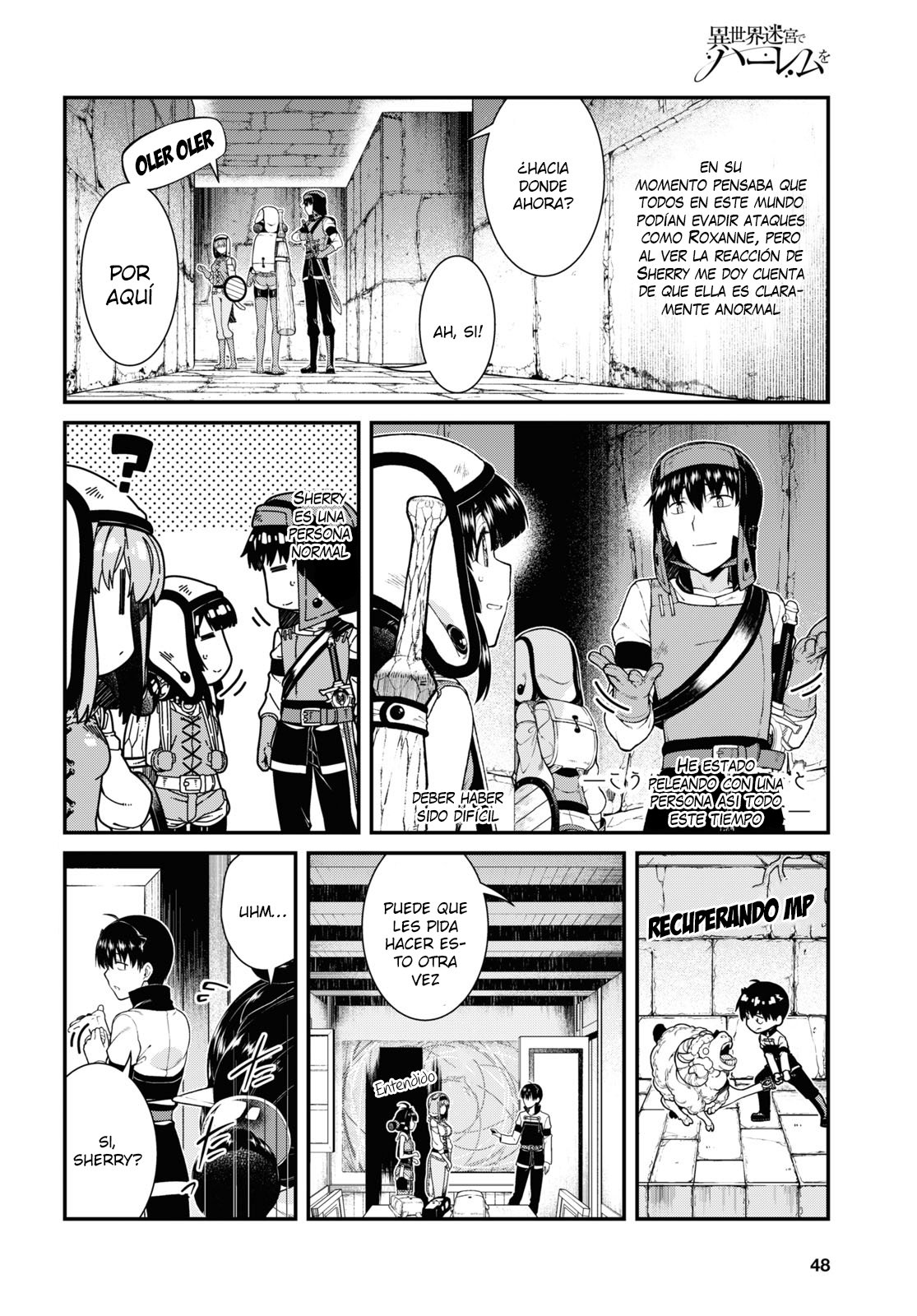 Isekai Meikyuu de Dorei Harem wo Capitulo 17.2 página 3