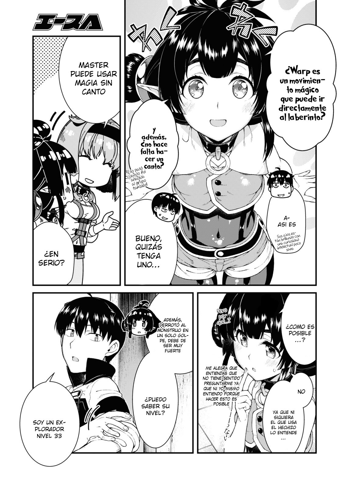 Isekai Meikyuu de Dorei Harem wo Capitulo 17.2 página 4