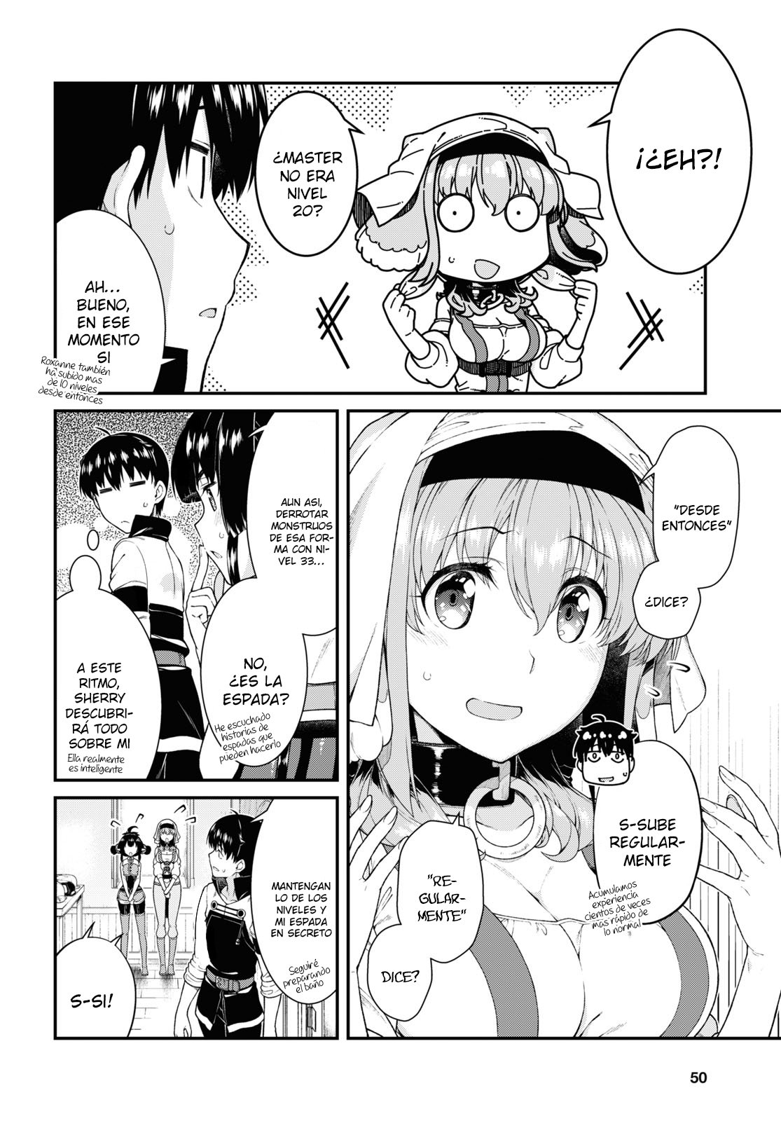 Isekai Meikyuu de Dorei Harem wo Capitulo 17.2 página 5