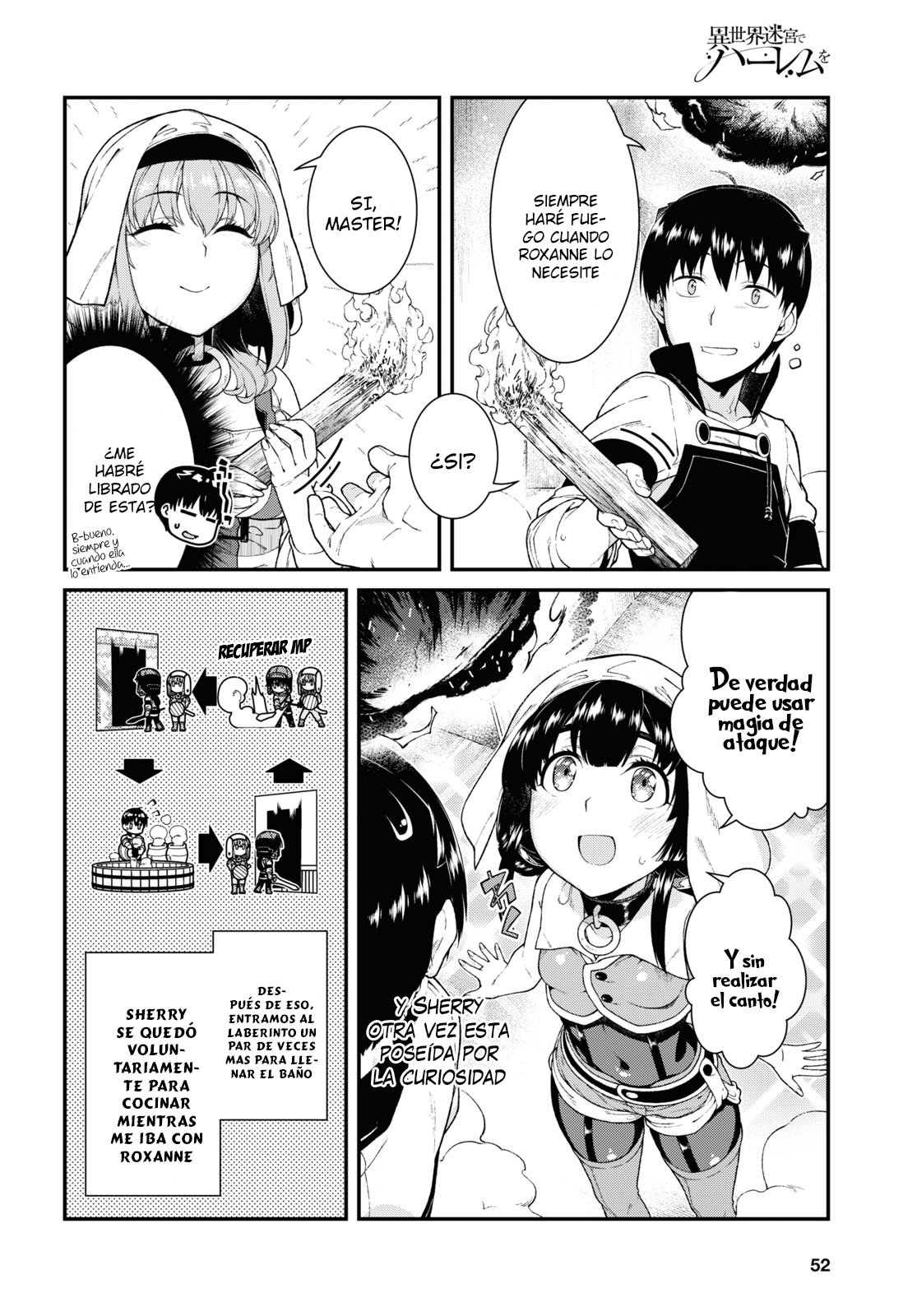 Isekai Meikyuu de Dorei Harem wo Capitulo 17.2 página 7