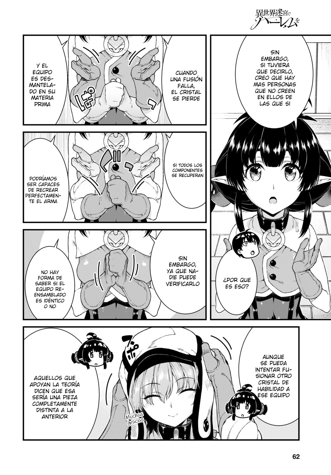Isekai Meikyuu de Dorei Harem wo Capitulo 17 página 8