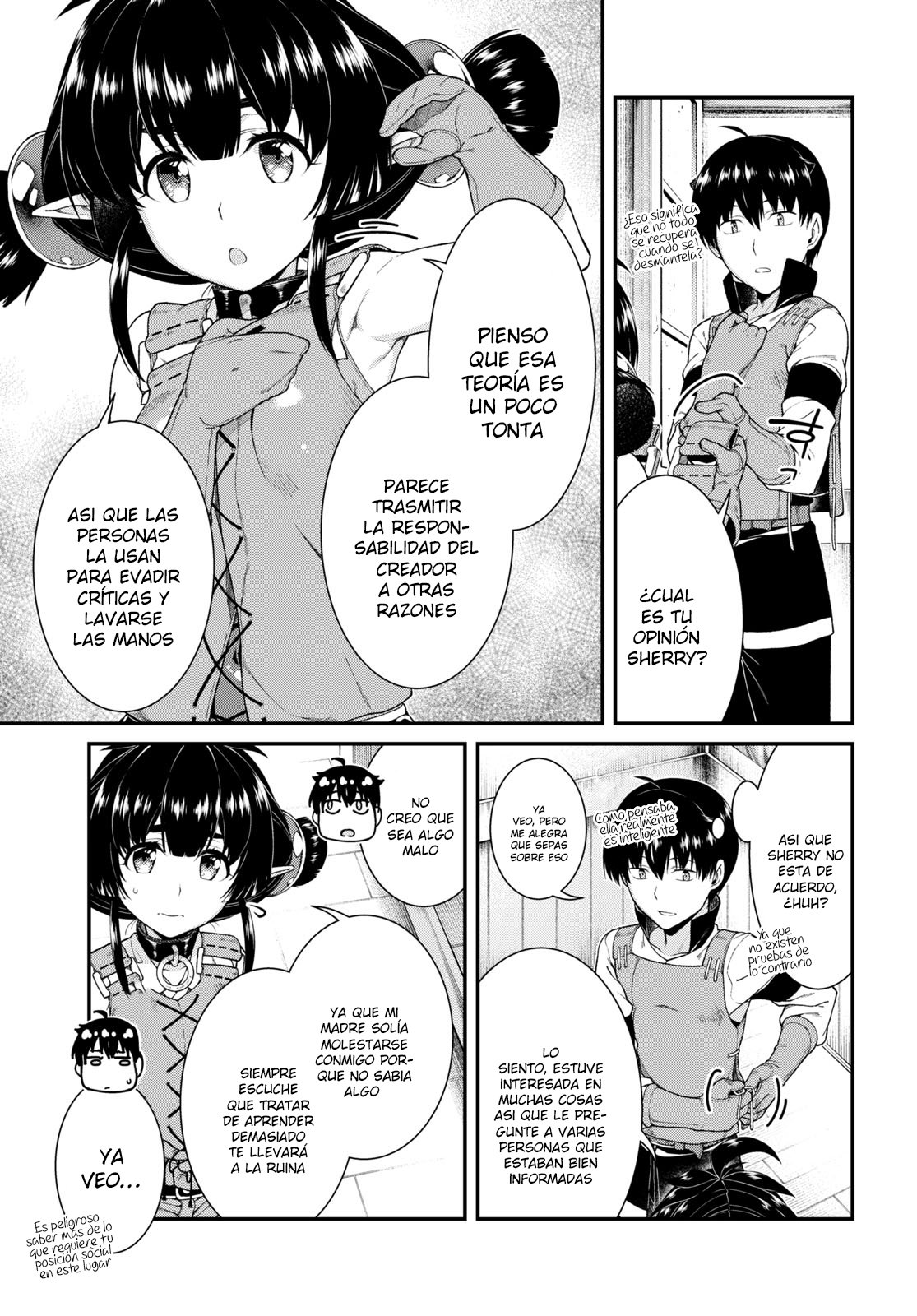 Isekai Meikyuu de Dorei Harem wo Capitulo 17 página 9