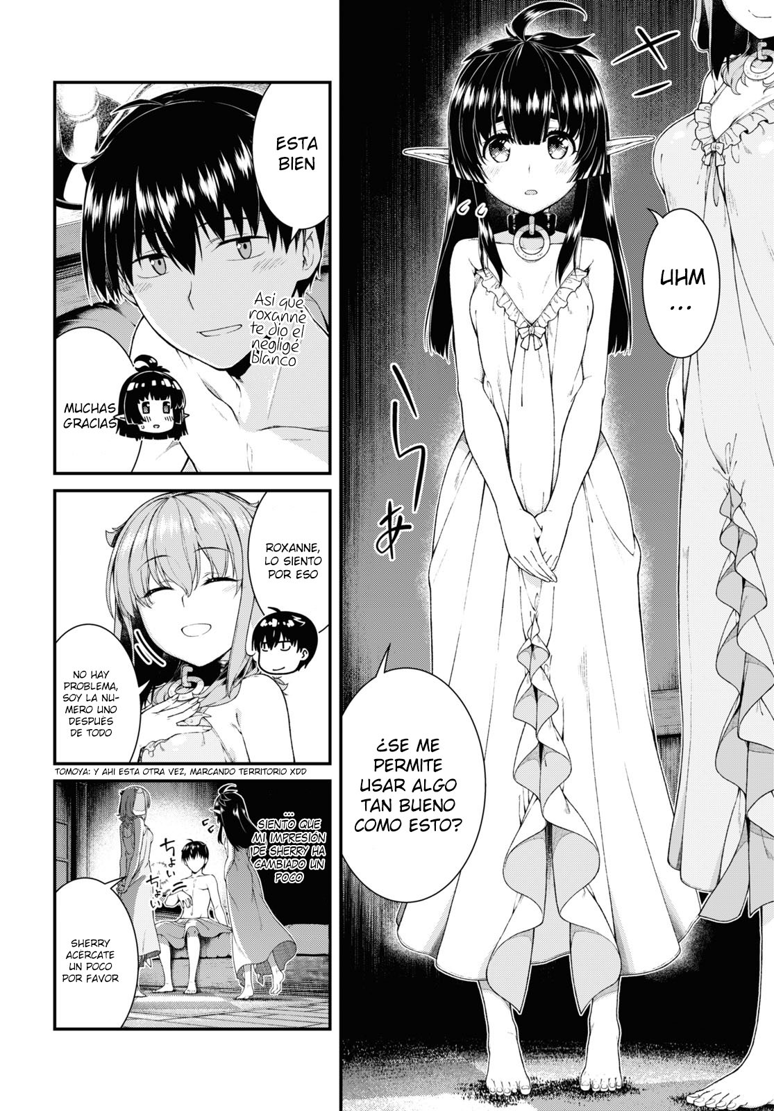 Isekai Meikyuu de Dorei Harem wo Capitulo 18.2 página 11