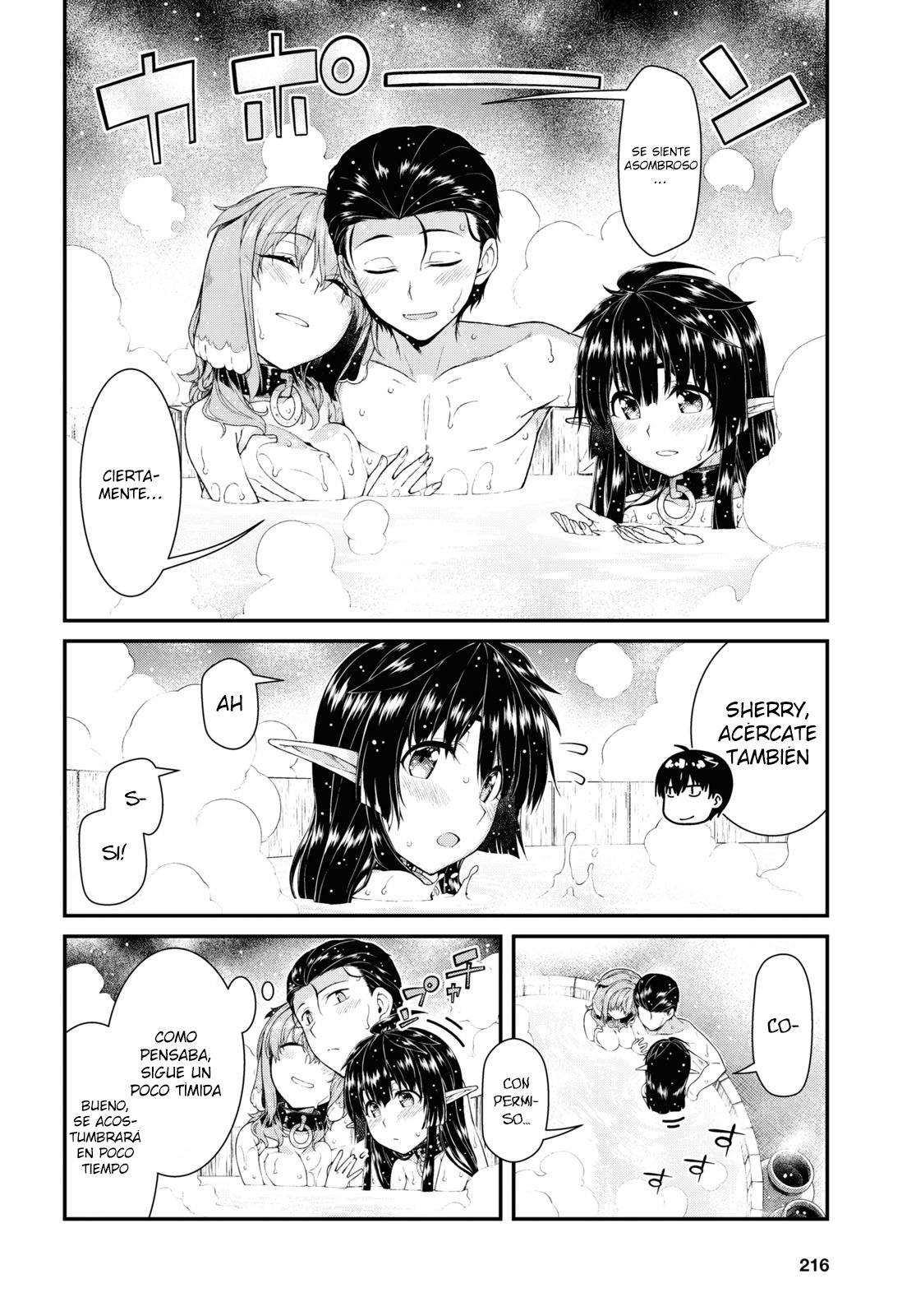 Isekai Meikyuu de Dorei Harem wo Capitulo 18.2 página 7