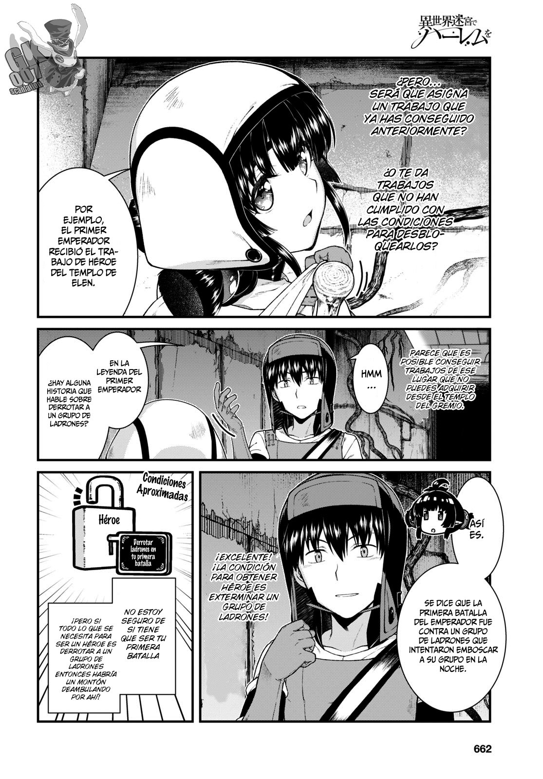 Isekai Meikyuu de Dorei Harem wo Capitulo 19.2 página 12