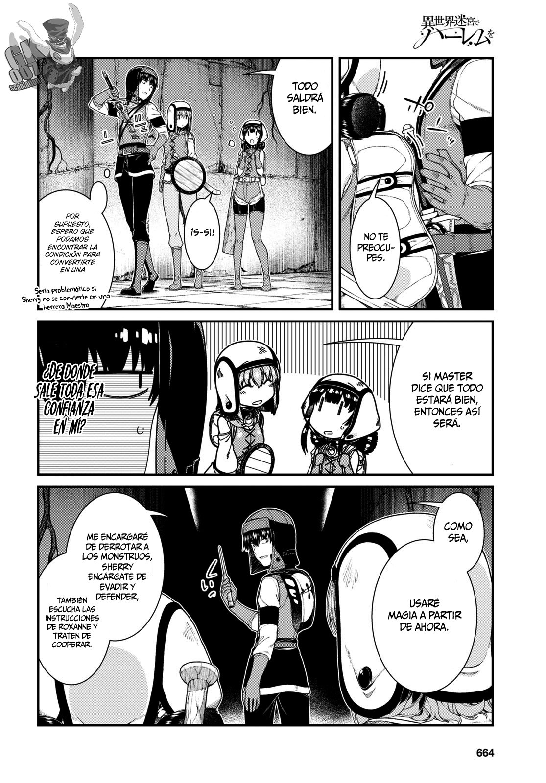 Isekai Meikyuu de Dorei Harem wo Capitulo 19.2 página 14