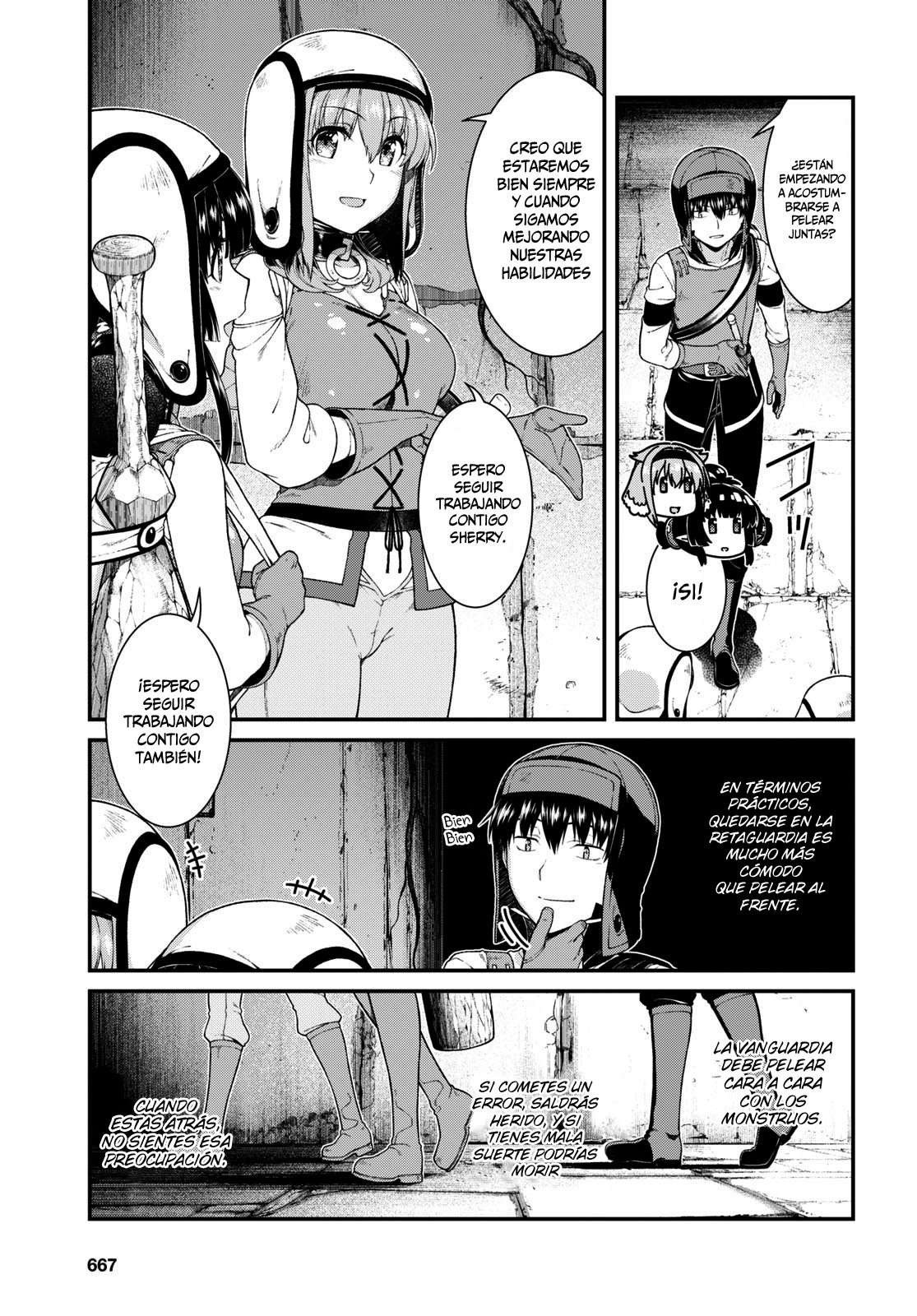 Isekai Meikyuu de Dorei Harem wo Capitulo 19.2 página 17