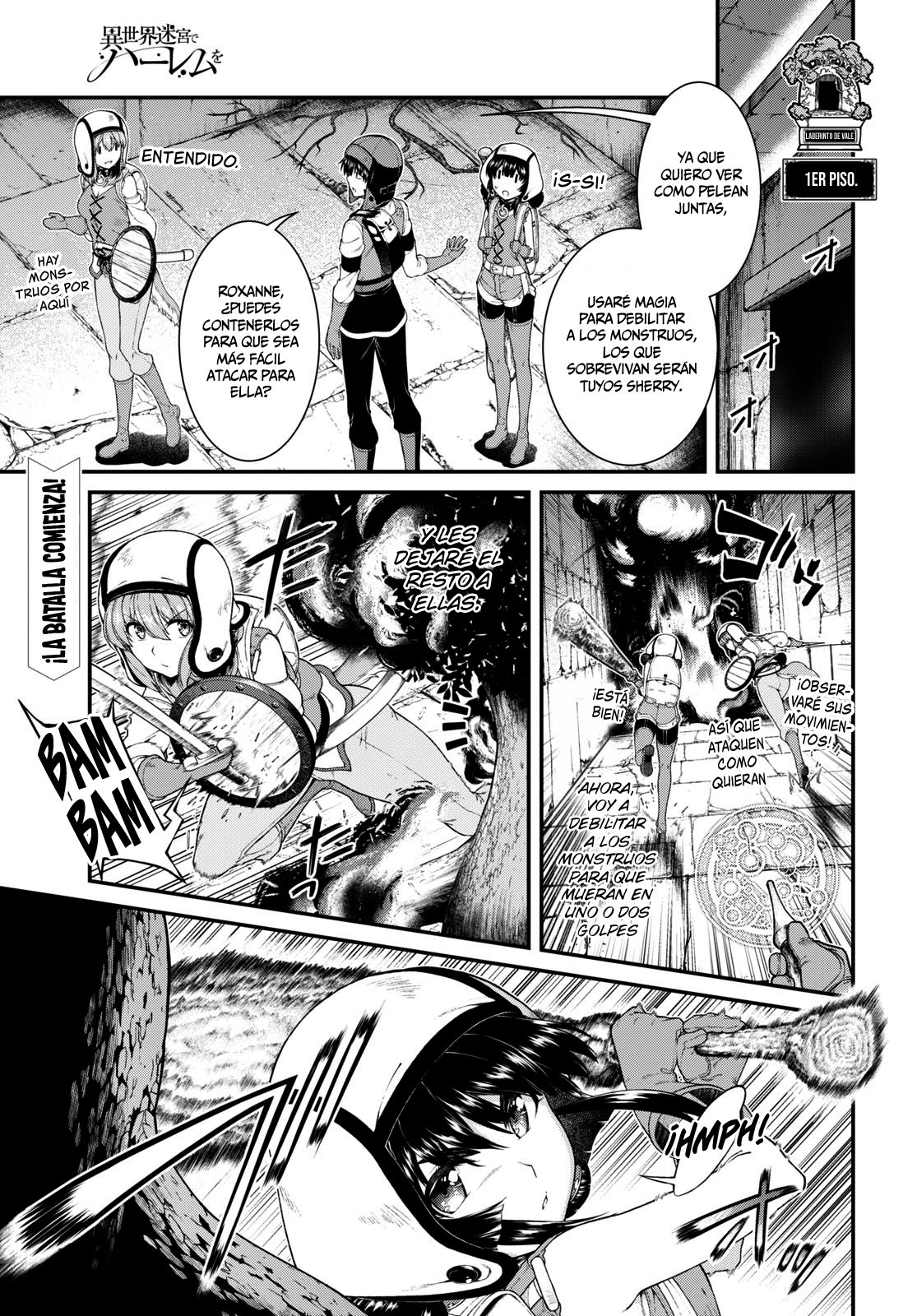 Isekai Meikyuu de Dorei Harem wo Capitulo 19.2 página 2