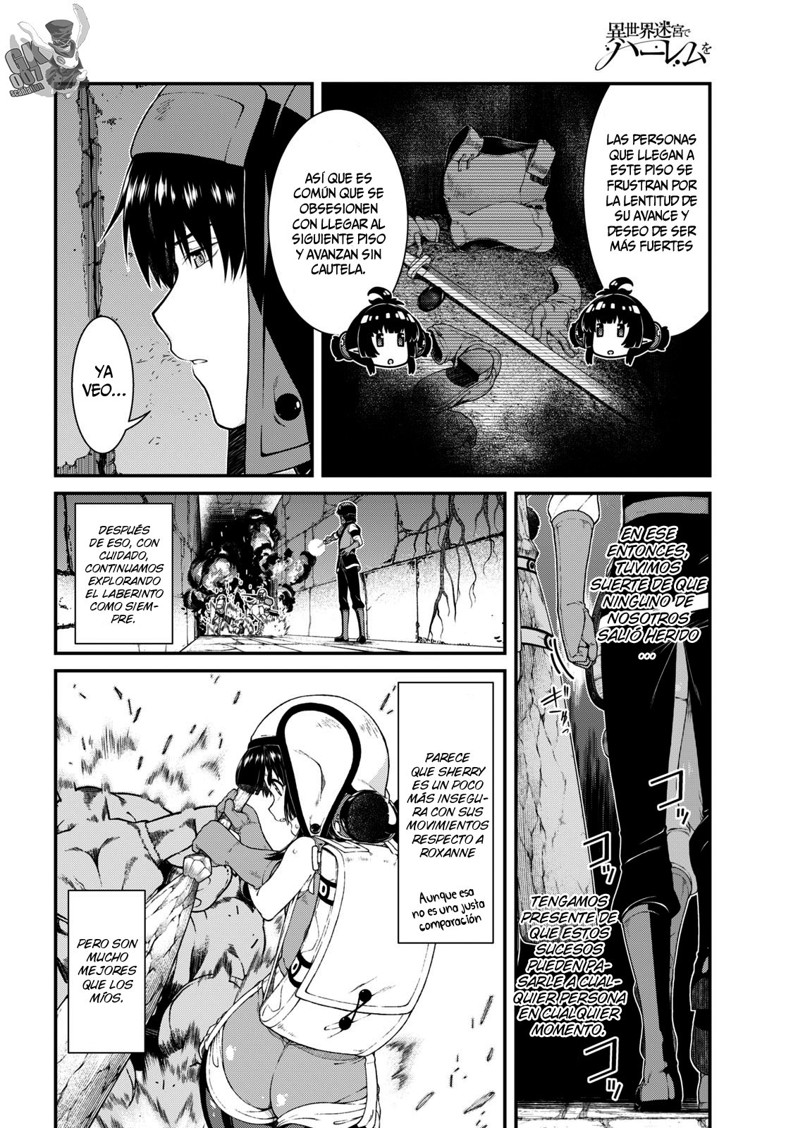 Isekai Meikyuu de Dorei Harem wo Capitulo 19.5 página 11