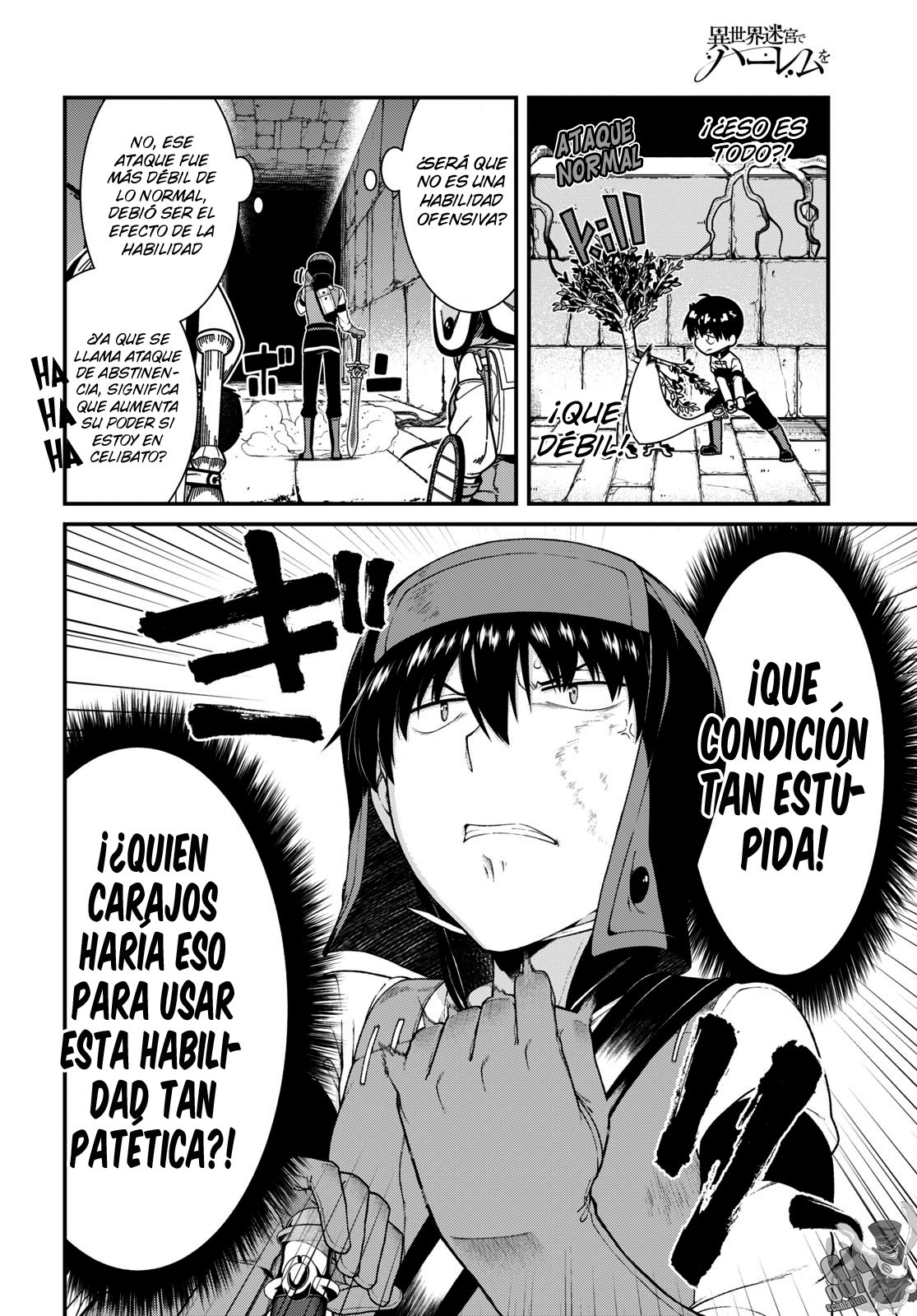 Isekai Meikyuu de Dorei Harem wo Capitulo 19.5 página 7
