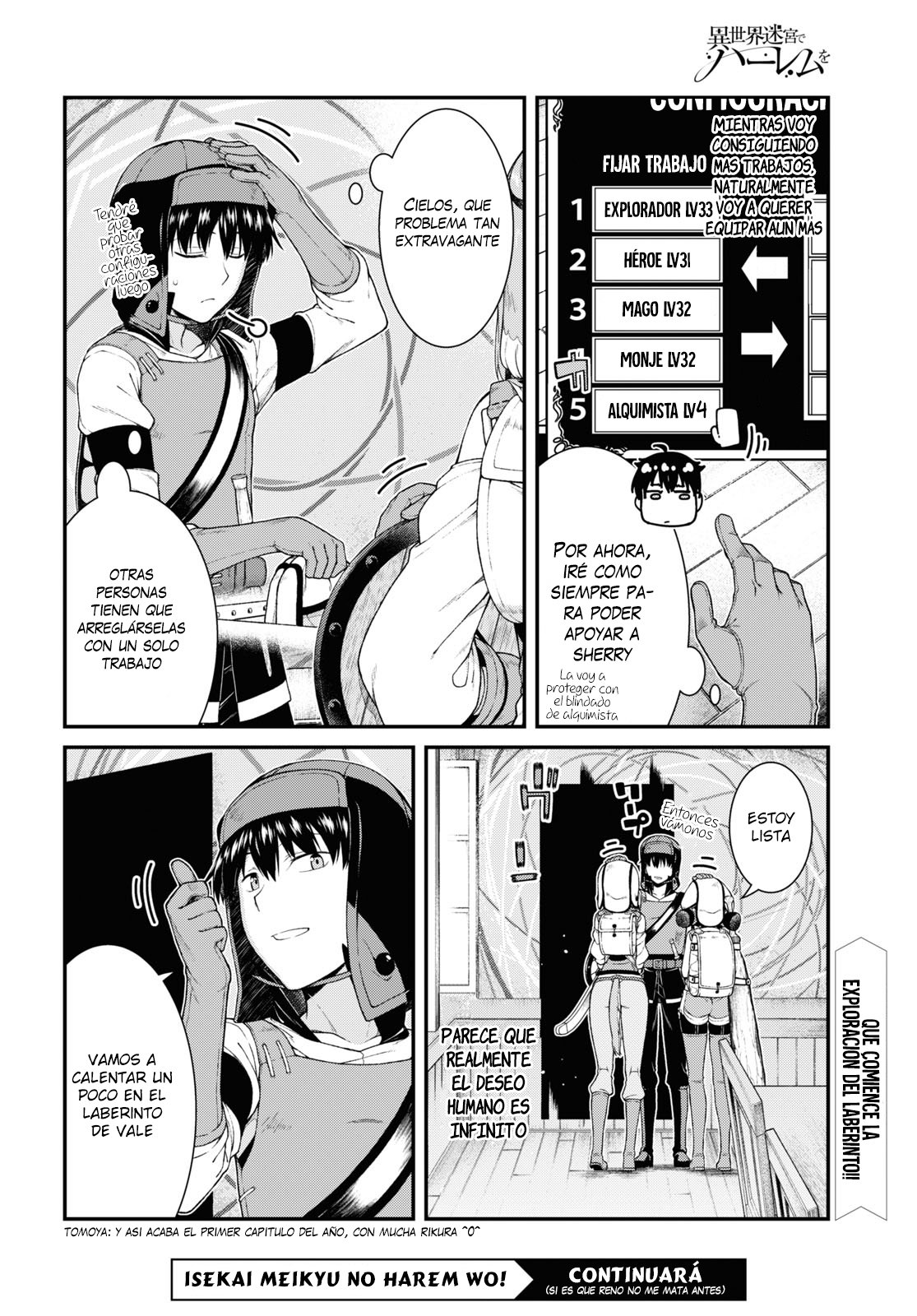 Isekai Meikyuu de Dorei Harem wo Capitulo 19 página 22
