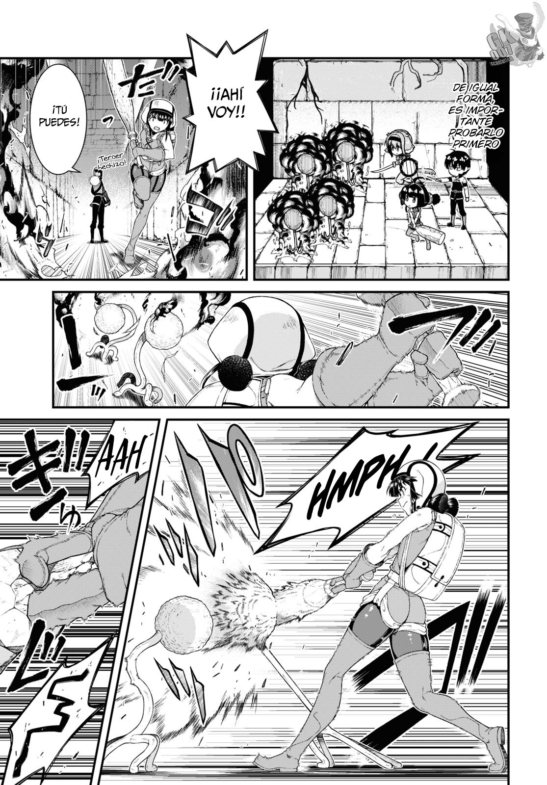 Isekai Meikyuu de Dorei Harem wo Capitulo 20.4 página 13