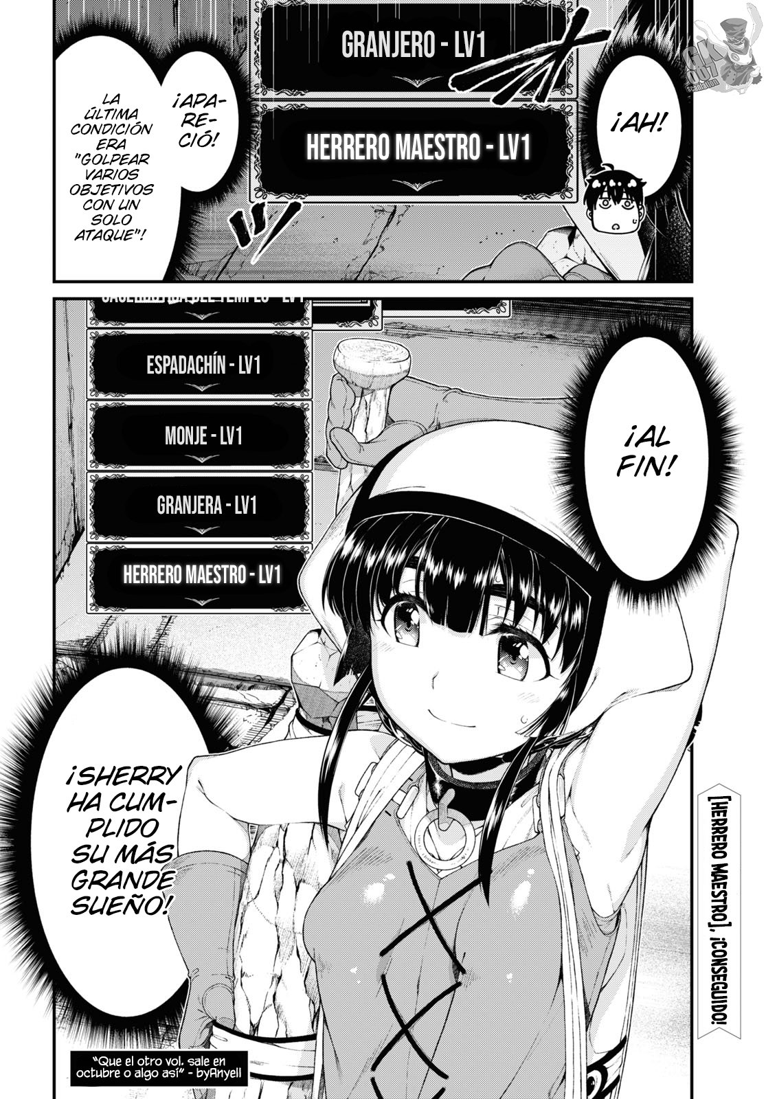 Isekai Meikyuu de Dorei Harem wo Capitulo 20.4 página 17