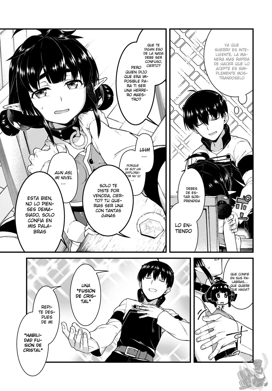 Isekai Meikyuu de Dorei Harem wo Capitulo 20.6 página 8