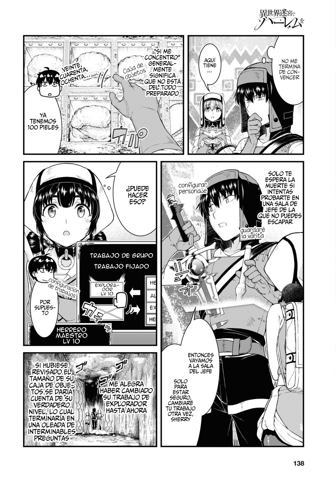 Isekai Meikyuu de Dorei Harem wo Capitulo 21.1 página 10
