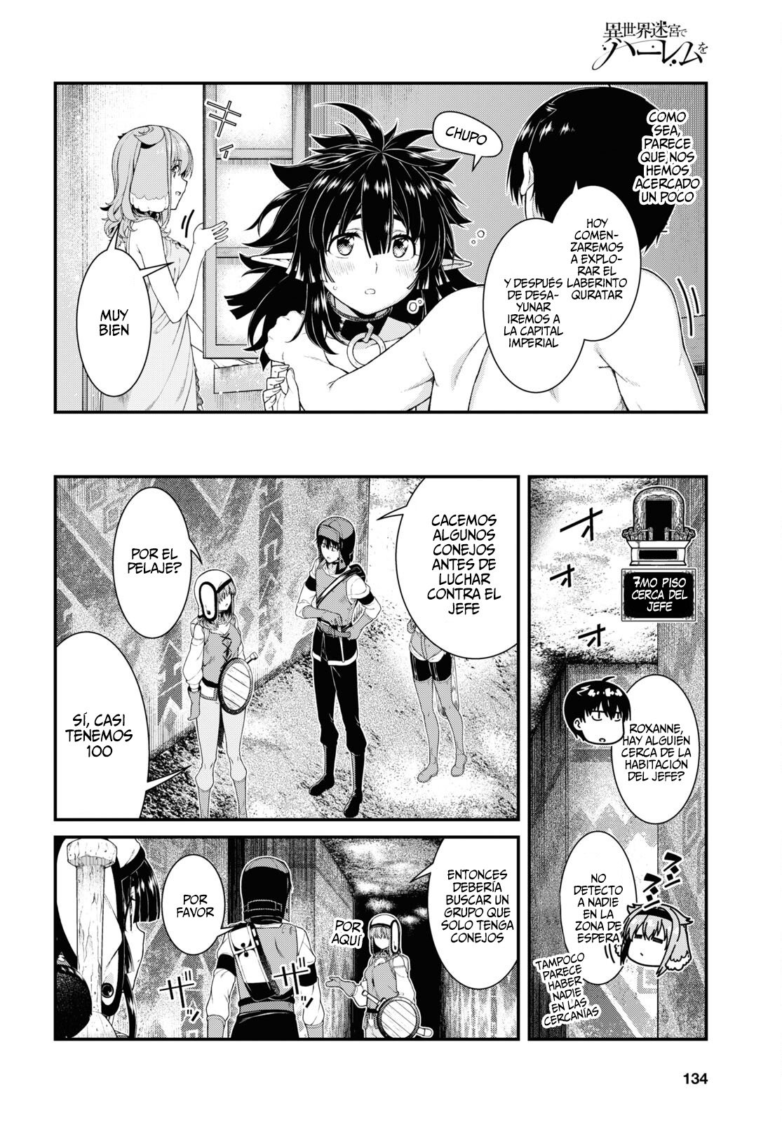 Isekai Meikyuu de Dorei Harem wo Capitulo 21.1 página 6