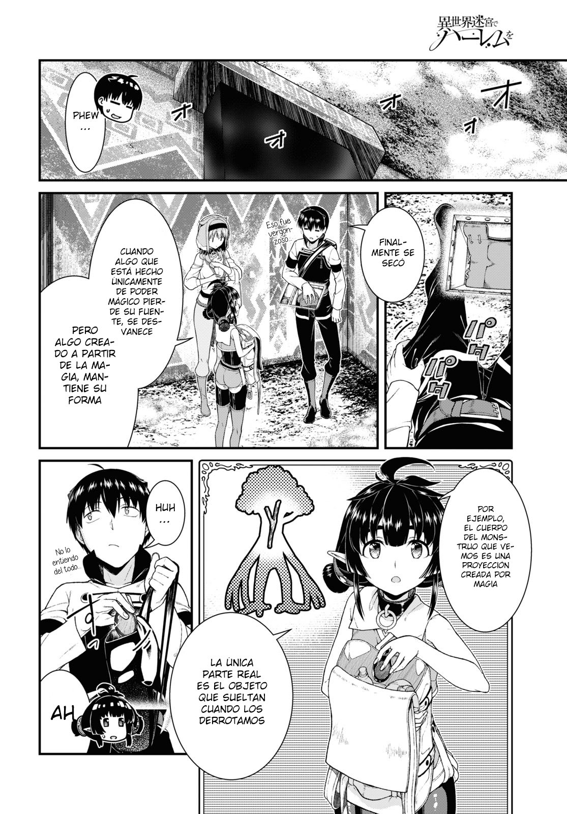 Isekai Meikyuu de Dorei Harem wo Capitulo 21.2 página 10