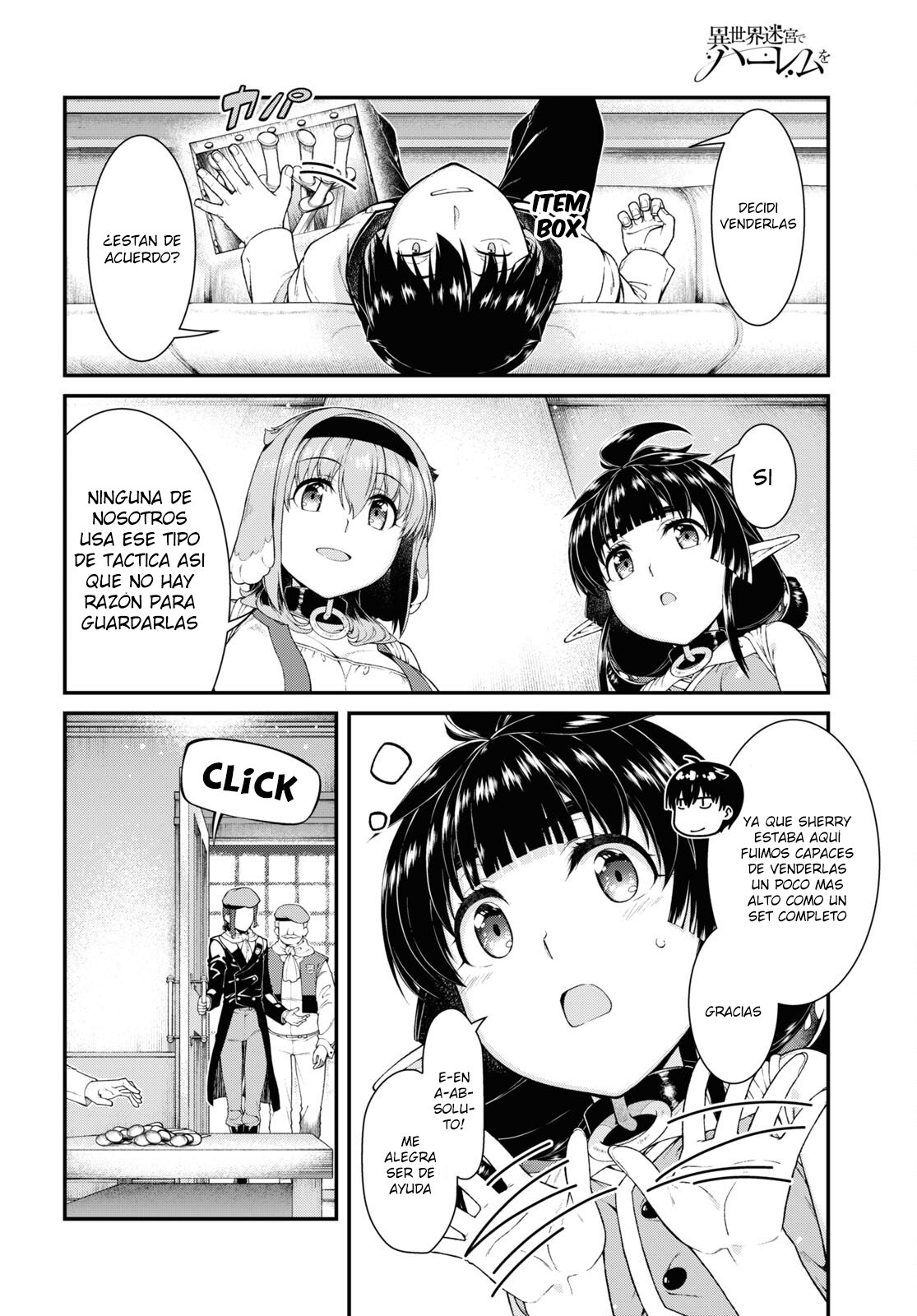 Isekai Meikyuu de Dorei Harem wo Capitulo 21.3 página 16