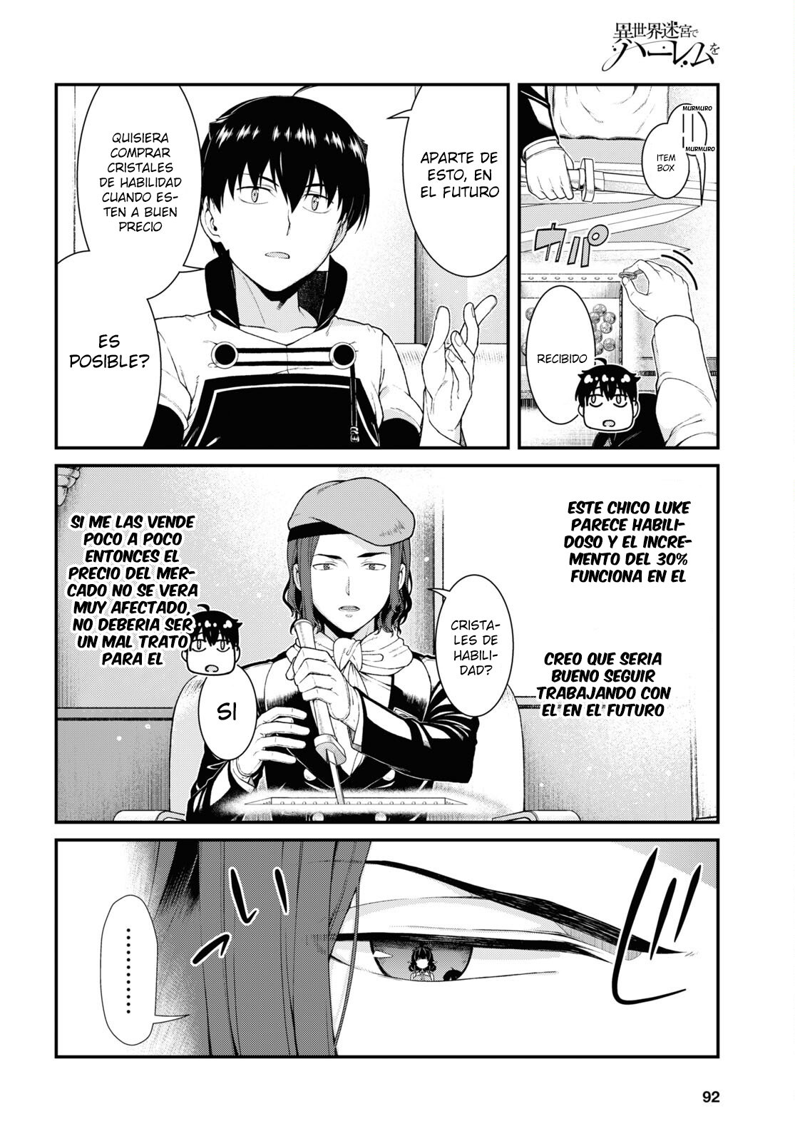 Isekai Meikyuu de Dorei Harem wo Capitulo 21.3 página 18