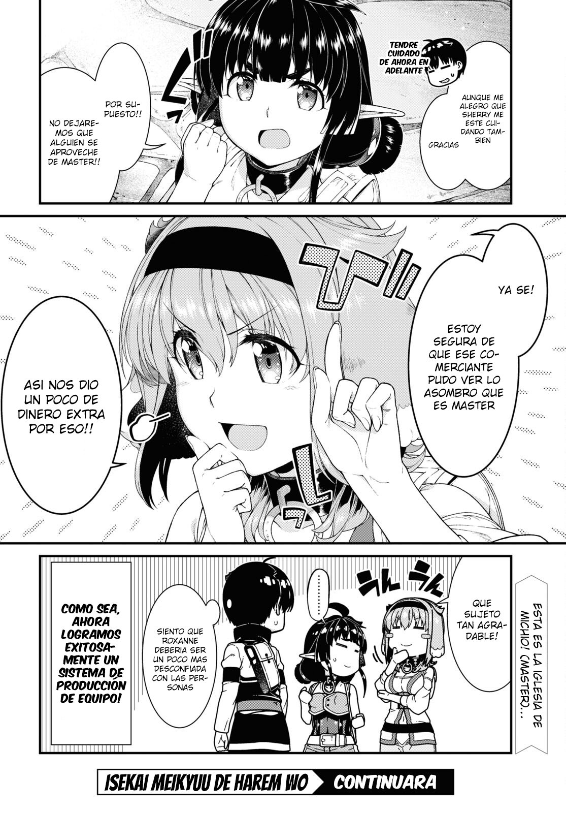 Isekai Meikyuu de Dorei Harem wo Capitulo 21.3 página 26