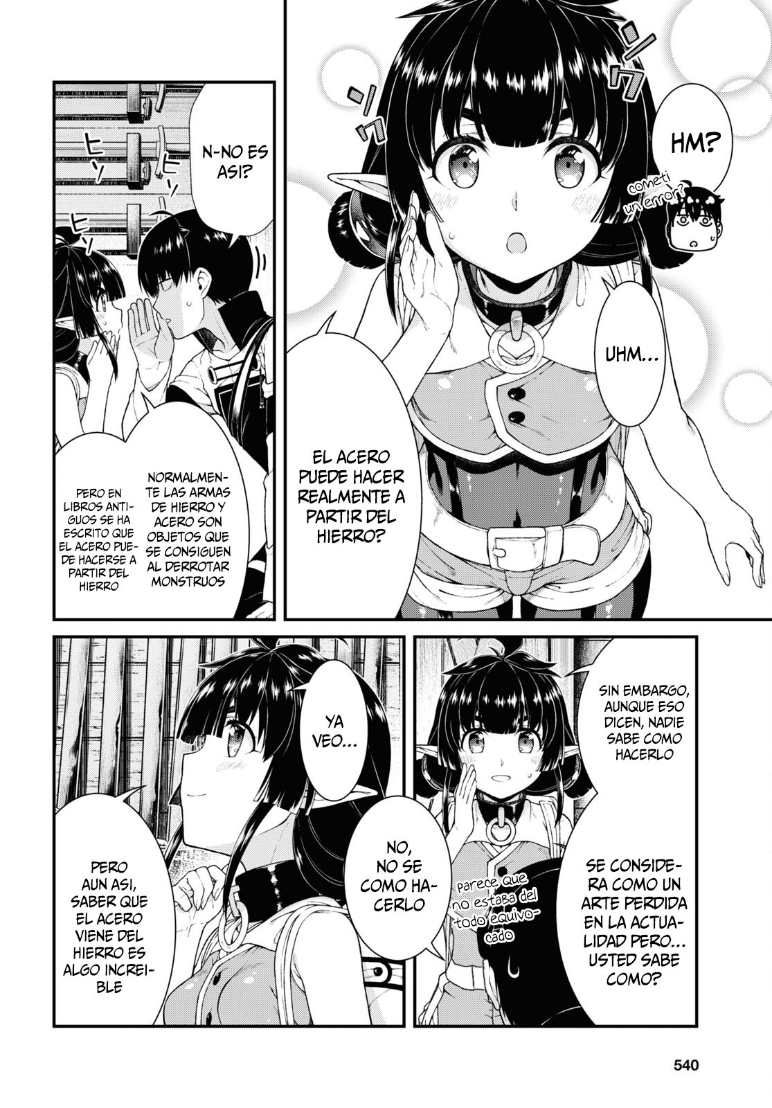 Isekai Meikyuu de Dorei Harem wo Capitulo 21.4 página 4